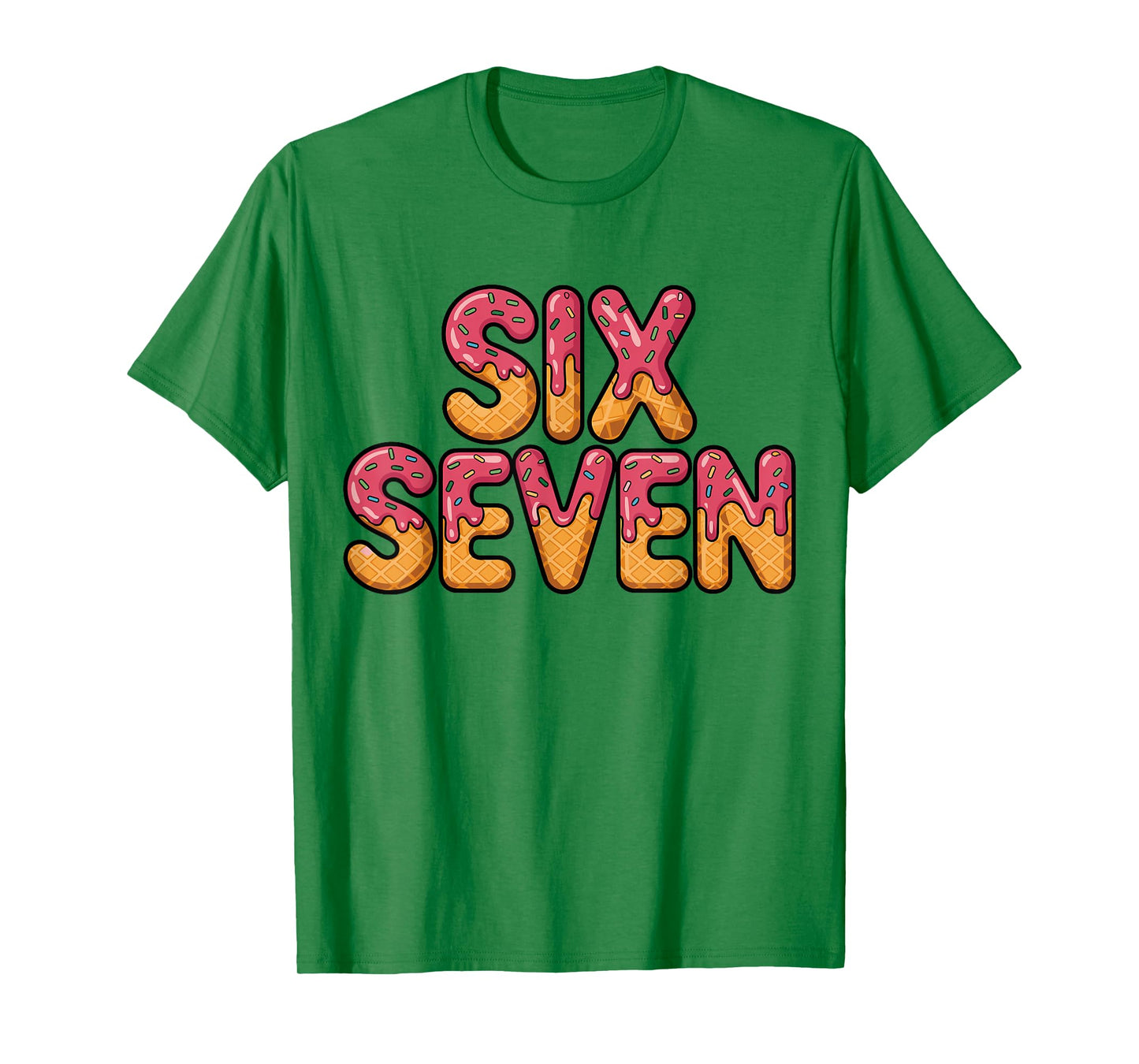 Funny Six Seven Meme 6 7 Shirt Retro T-Shirt