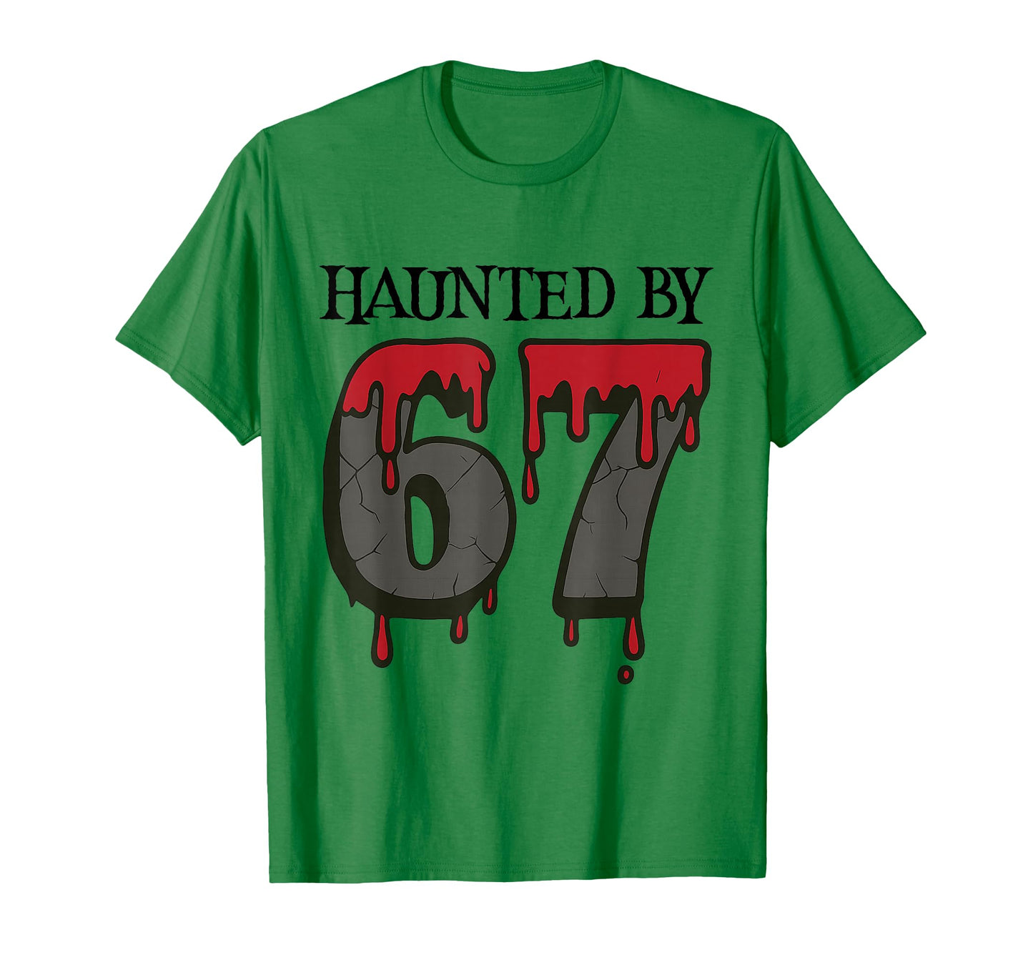 67 Meme Halloween Haunted Spooky - Six Seven Gen Alpha Z T-Shirt