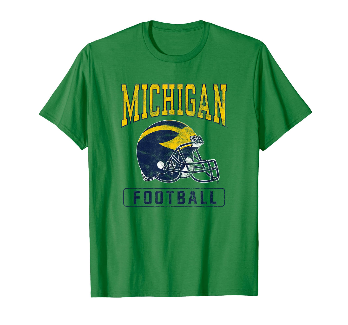 University of Michigan Wolverines U of M Football Helmet T-Shirt