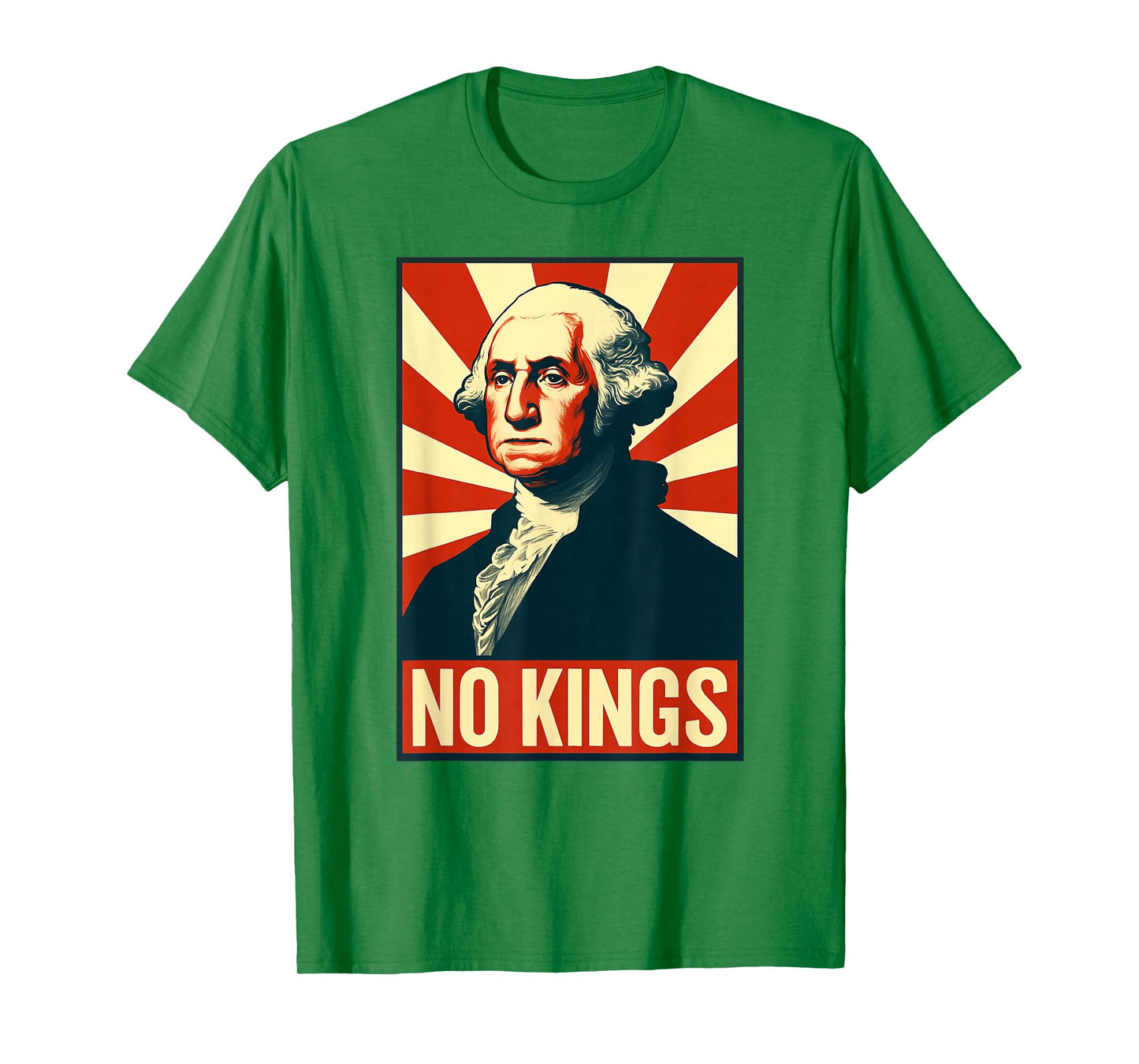 No Kings Political Protest Graphic T-Shirt