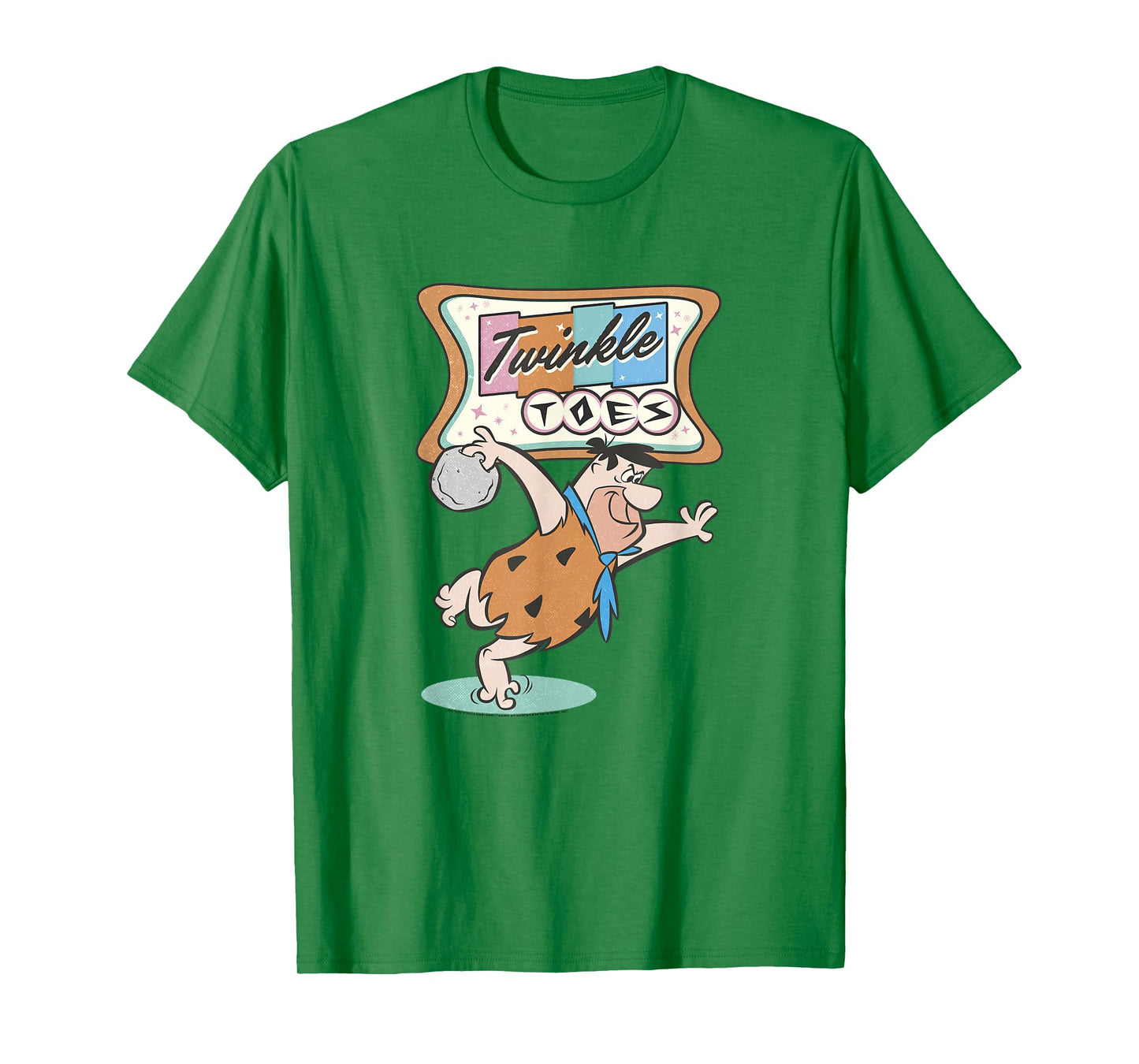 The Flintstones Twinkle Toes Fred Flintstone Bowling Alley T-Shirt