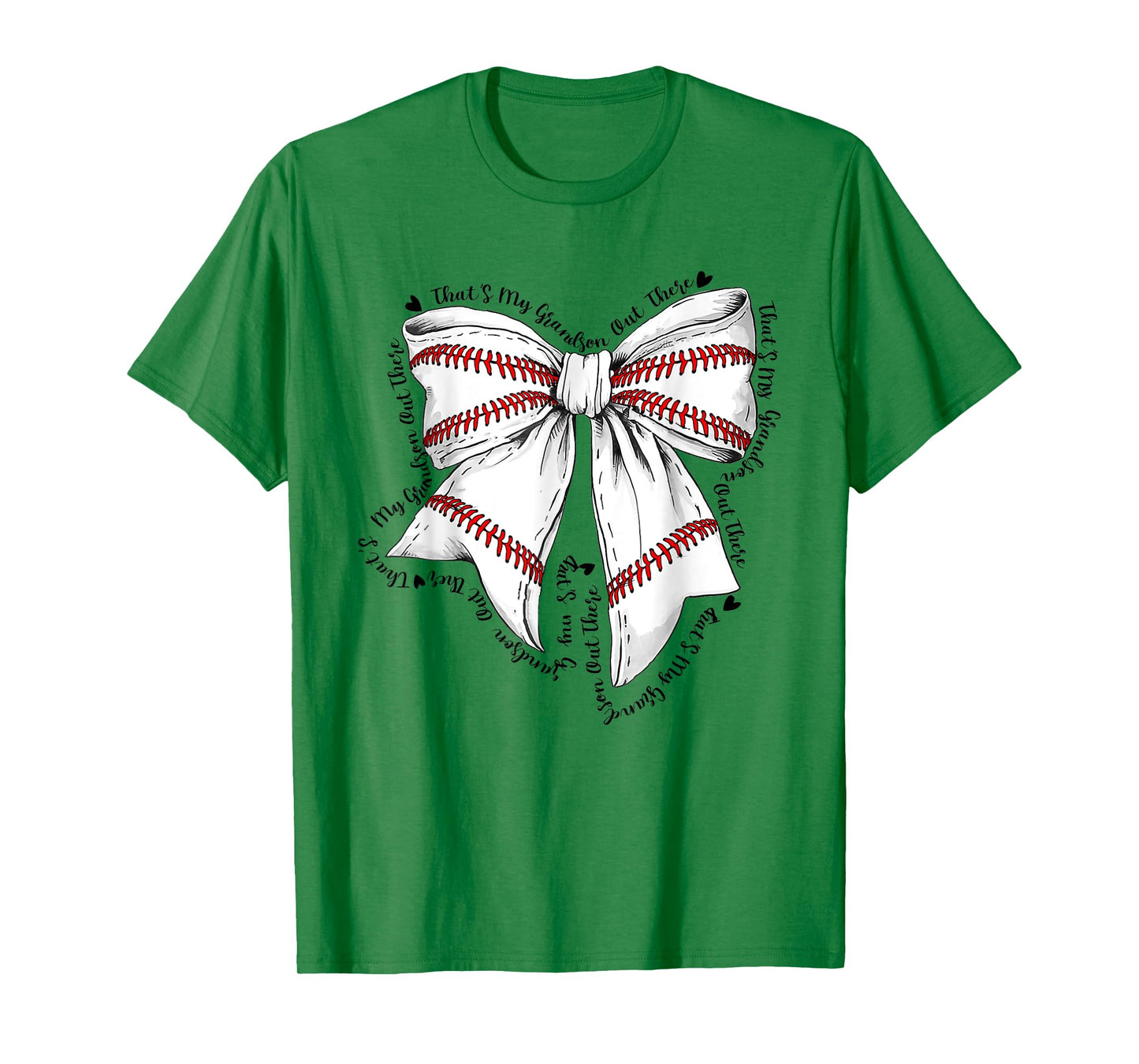 That'S My Grandson Out There Baseball Grandma Mothers Day T-Shirt
