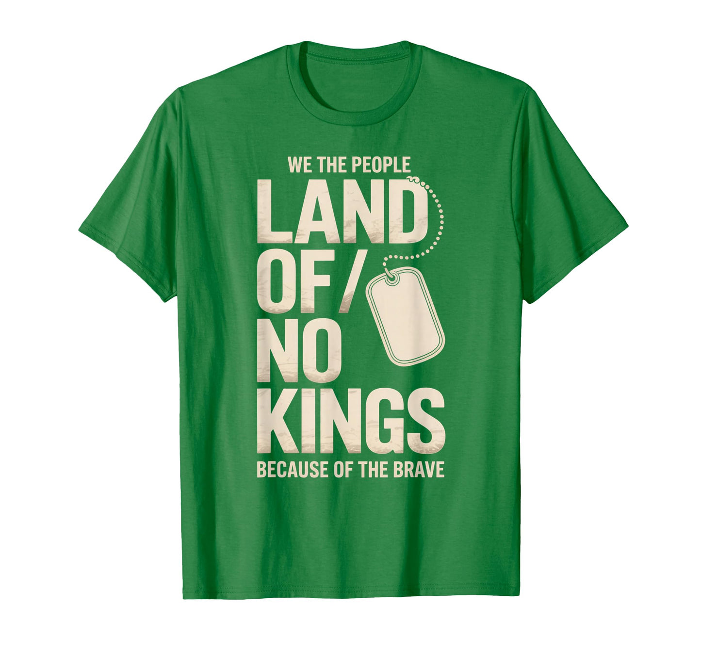 America Vintage No Kings Day Because of The Brave T-Shirt