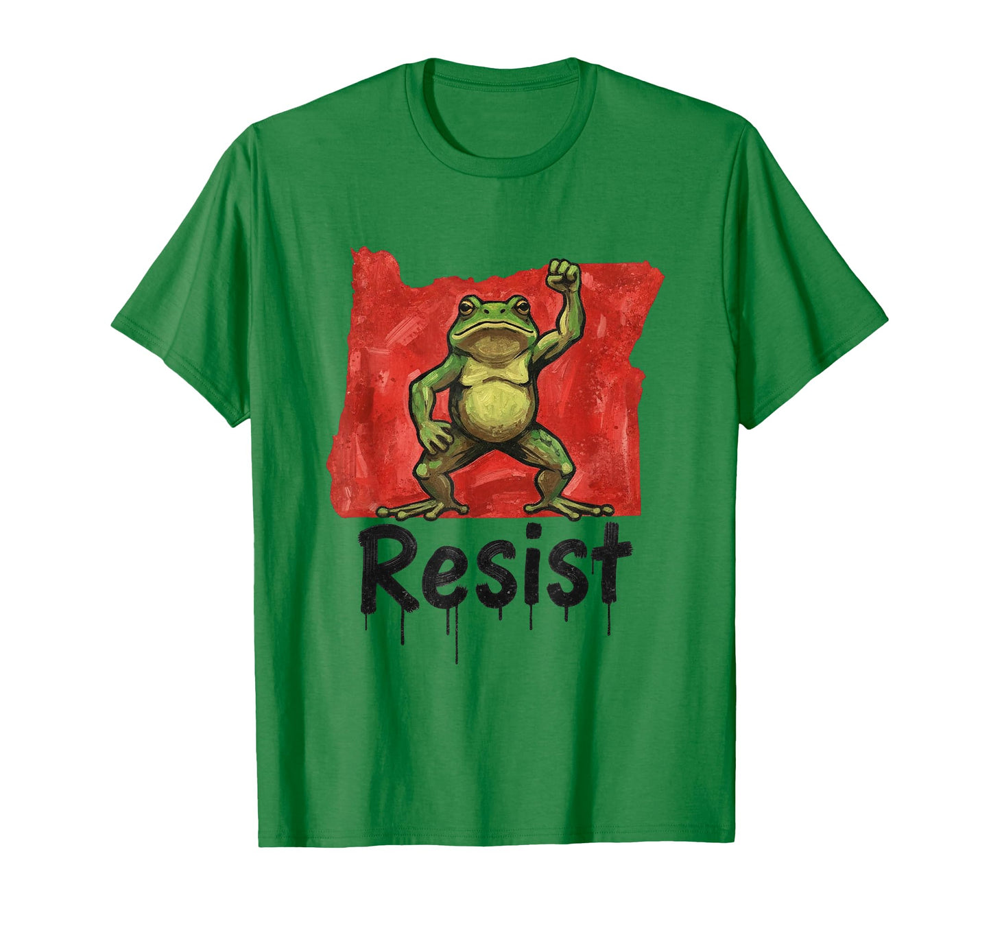 Portland Frog Protest Shirt Funny Portland Frog T-Shirt