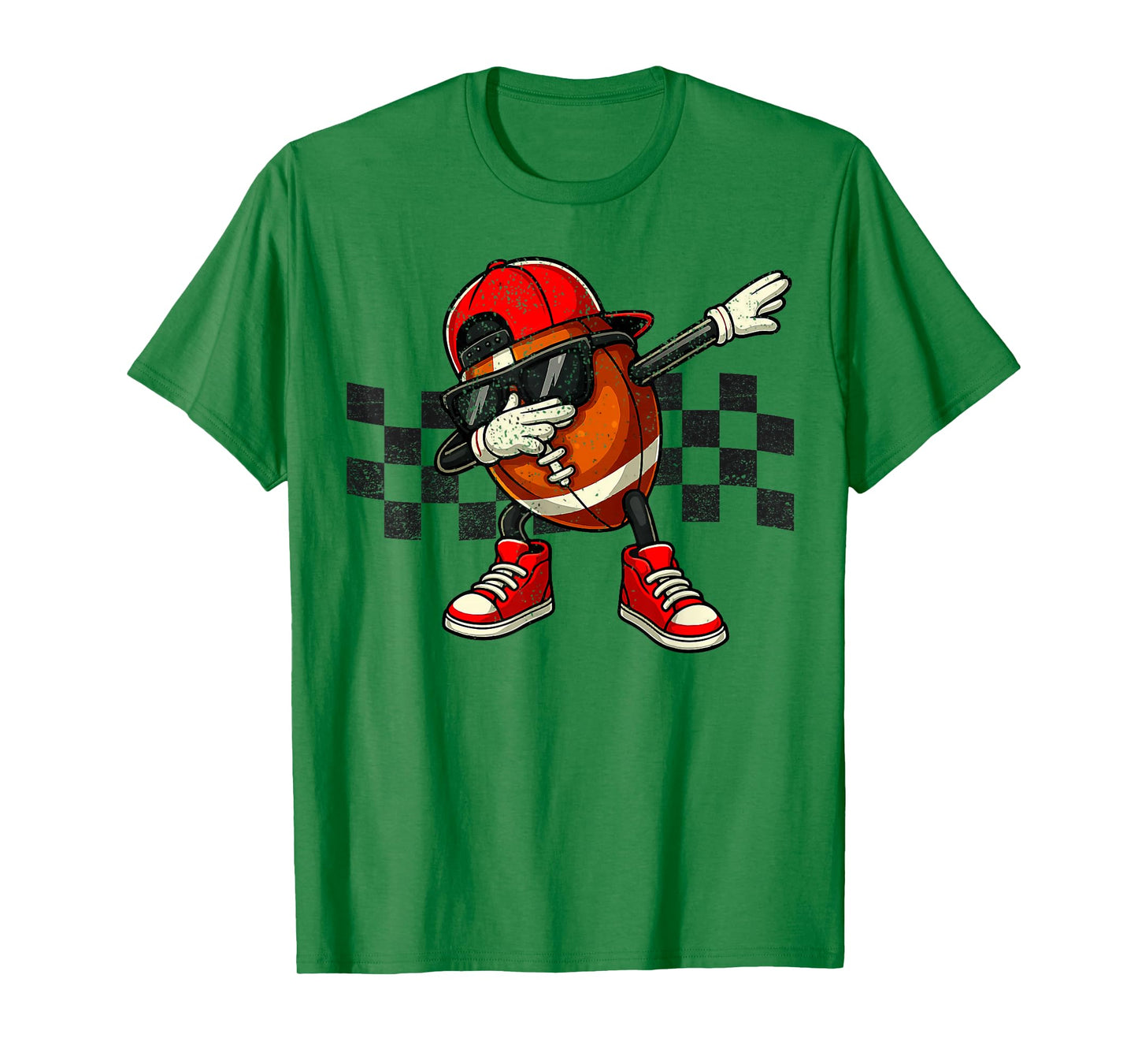 Funny Dabbing Football Vintage Retro Game Day T-Shirt