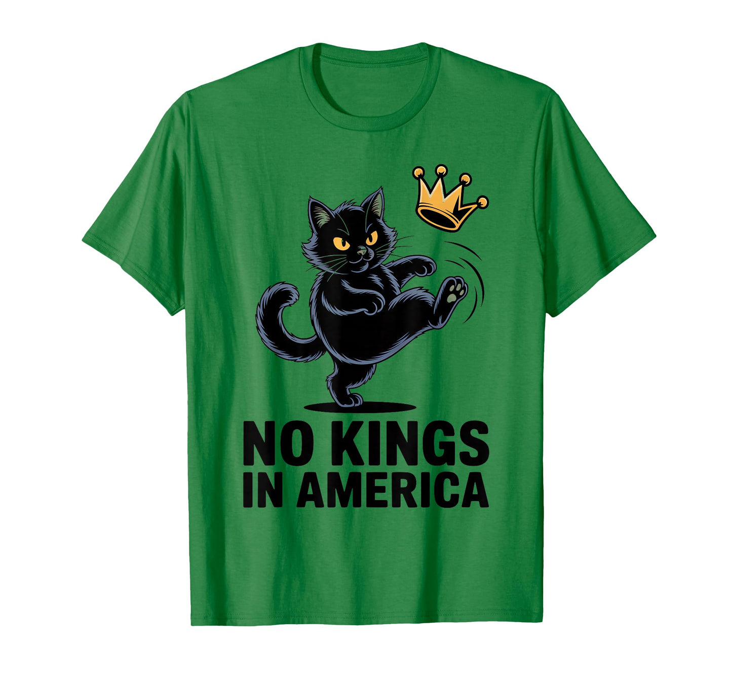 No Kings in America Shirt Black Cat No Kings T-Shirt