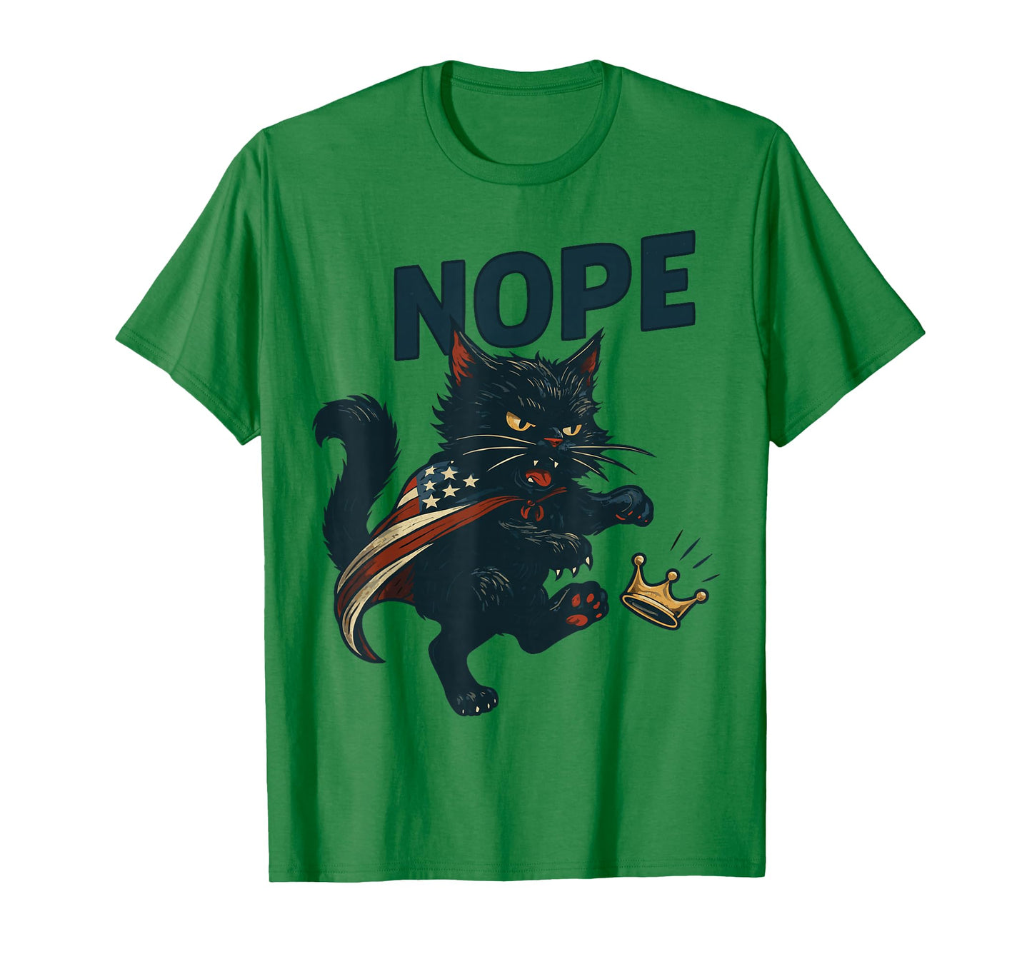 Funny Cat No Kings T-Shirt