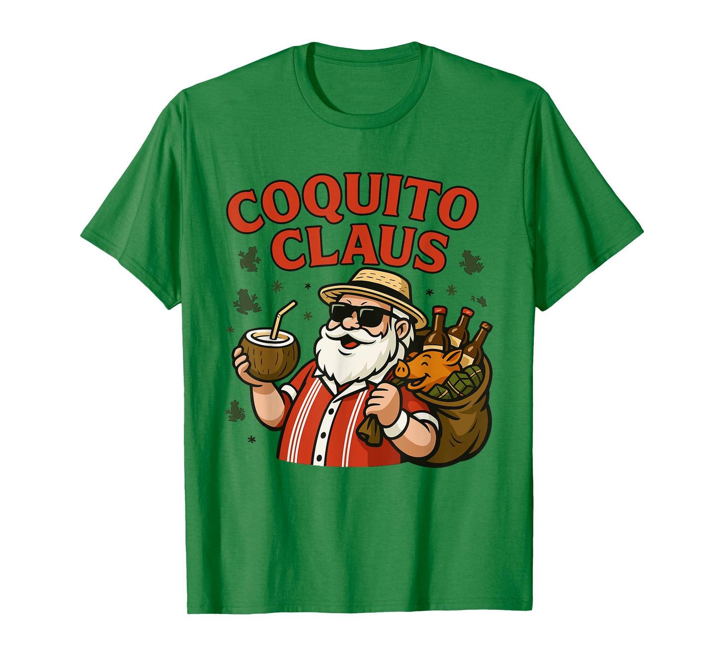 Coquito Claus Puerto Rican Christmas T-Shirt
