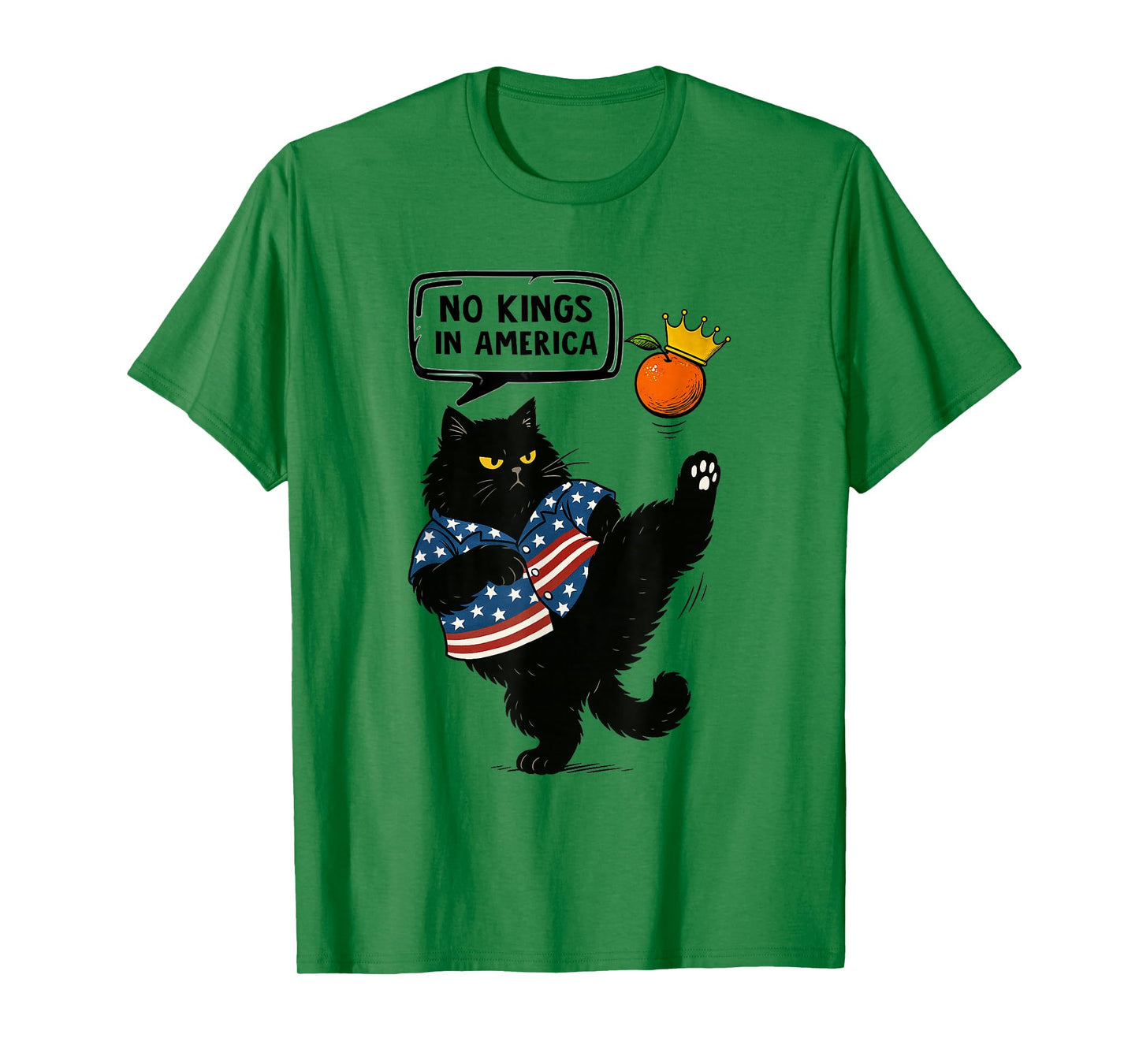 No King Lives Here No Kings in America Since 1776 T-Shirt