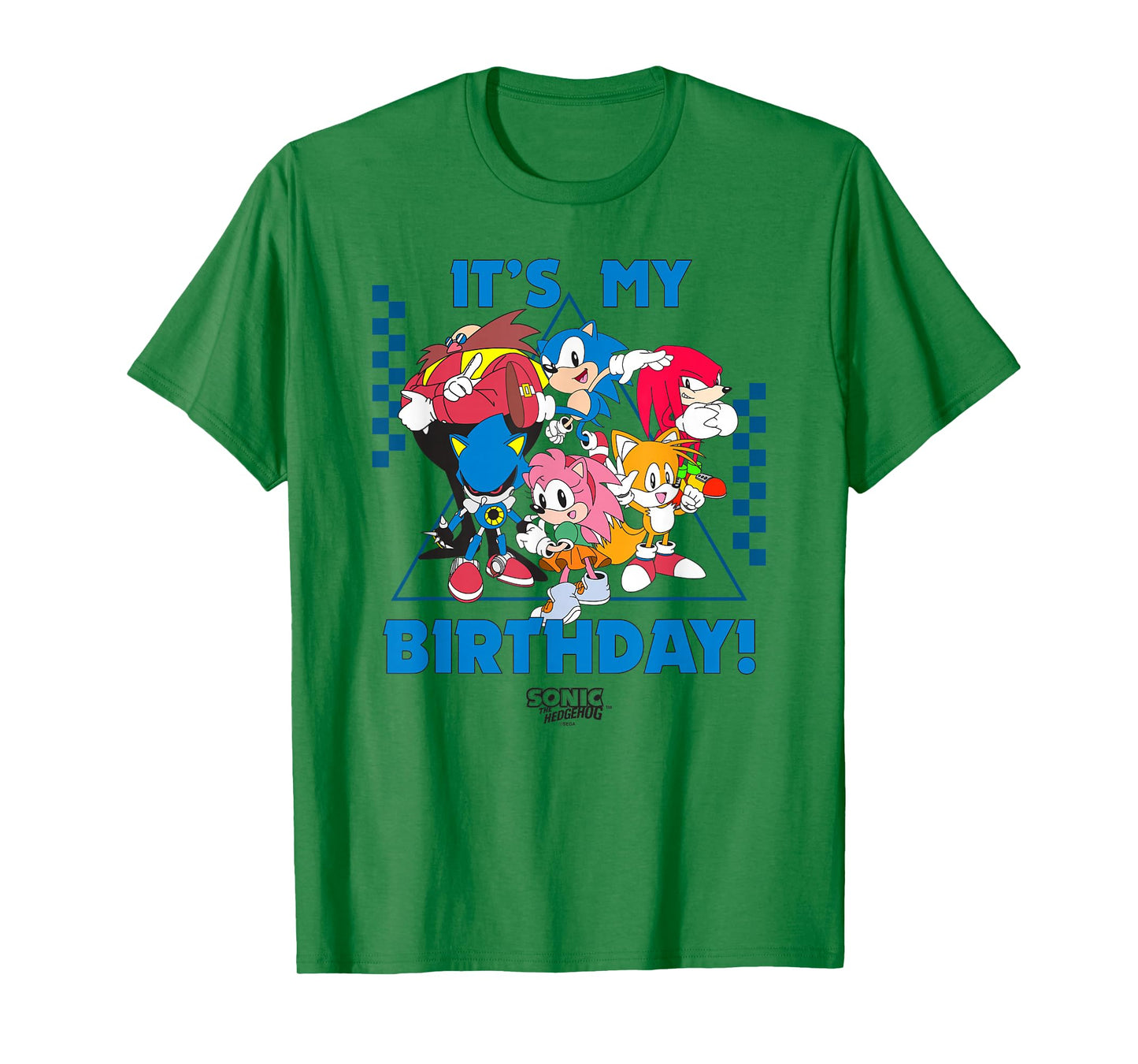 Sonic The Hedgehog Birthday It's My B-Day Group Shot T-Shirt