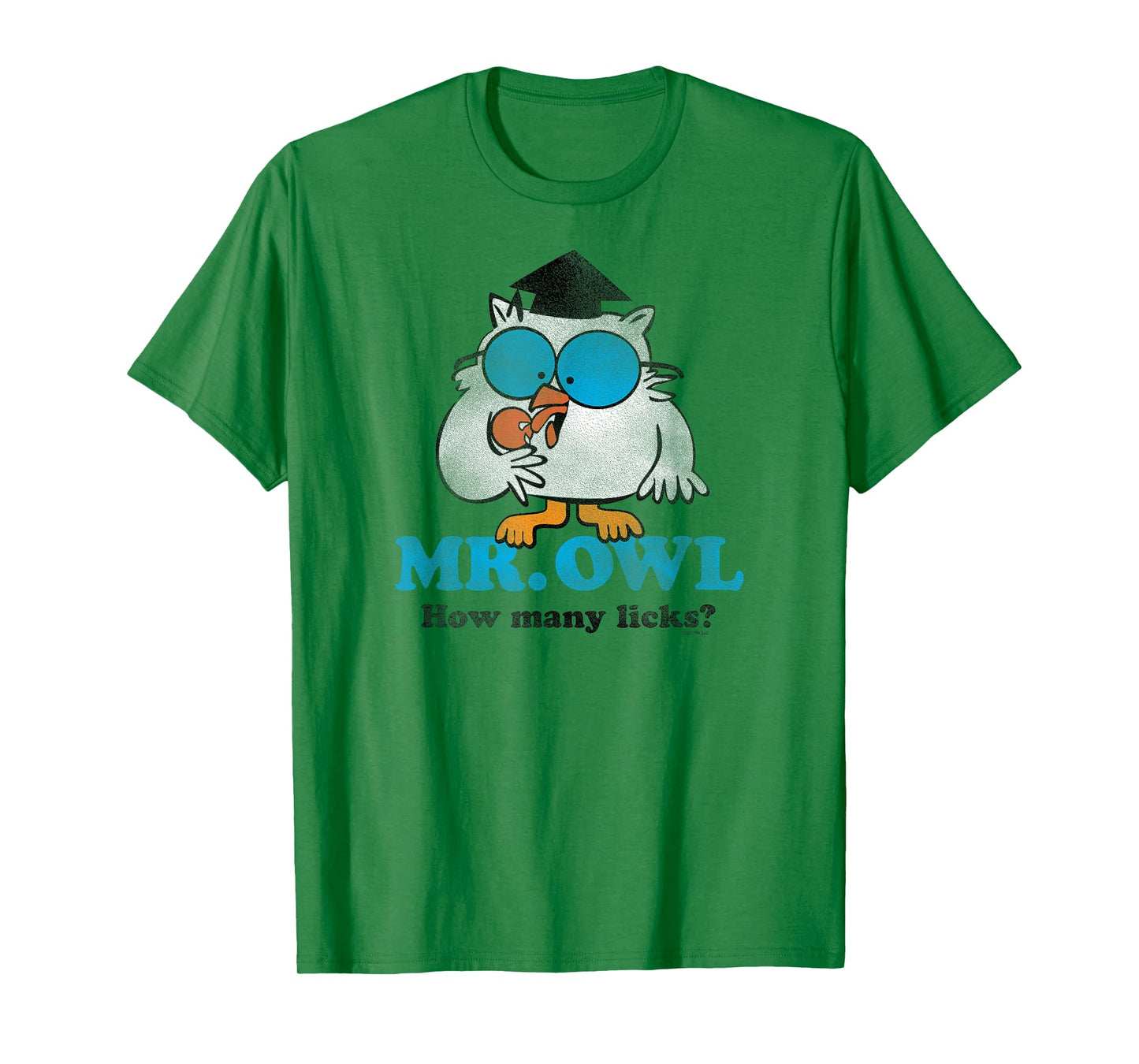 Tootsie Pops Mr. Owl How Many Licks? Sucker Candy T-Shirt