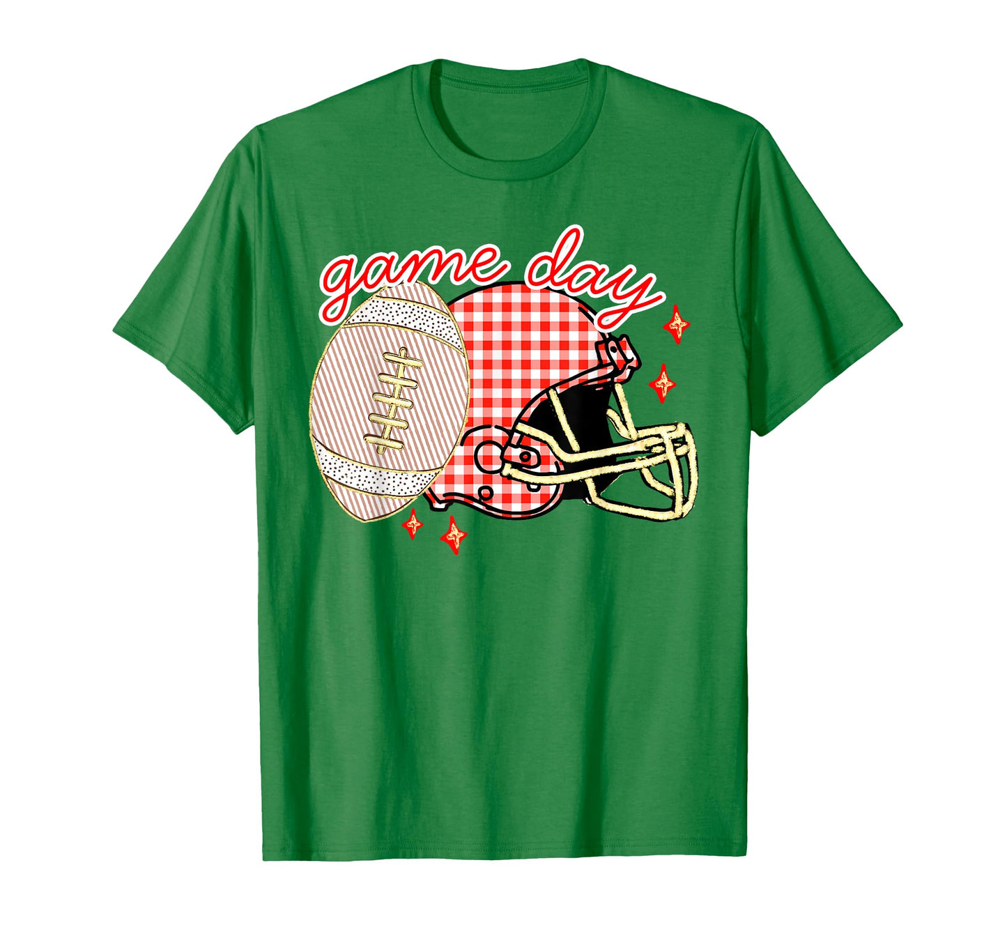 Preppy Football Game Day Touchdown Season Men Women Kids T-Shirt