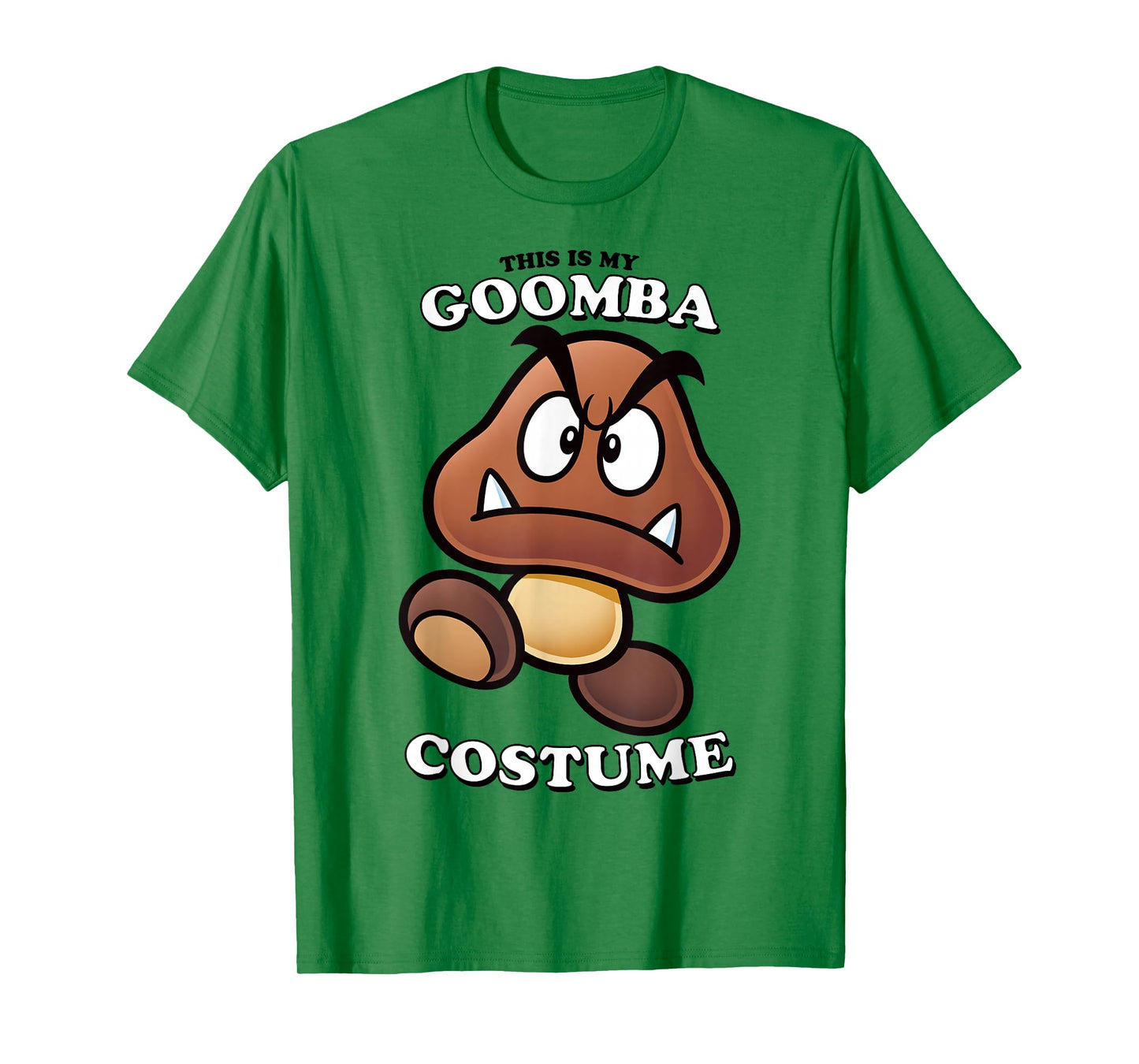 Super Mario Bros Halloween This Is My Goomba Costume T-Shirt