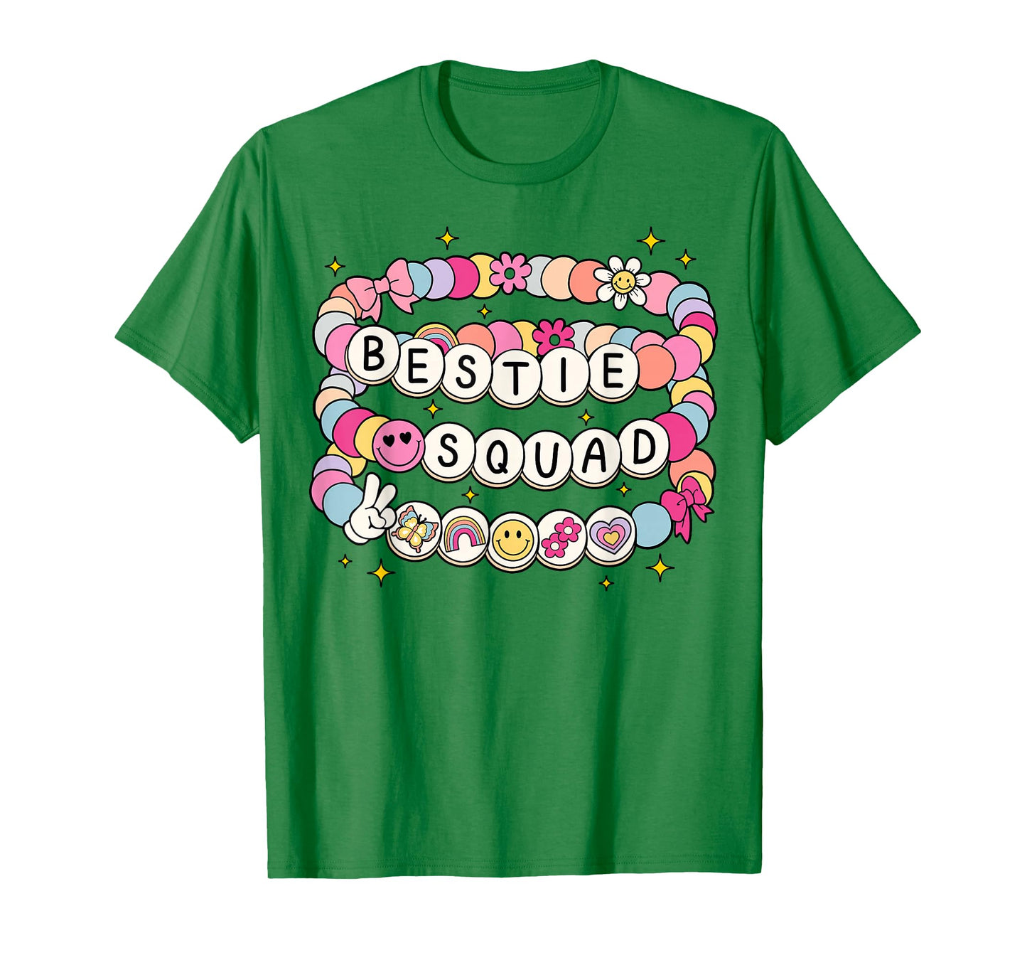 Bestie Squad Bracelets Best Friends Matching Girls T-Shirt