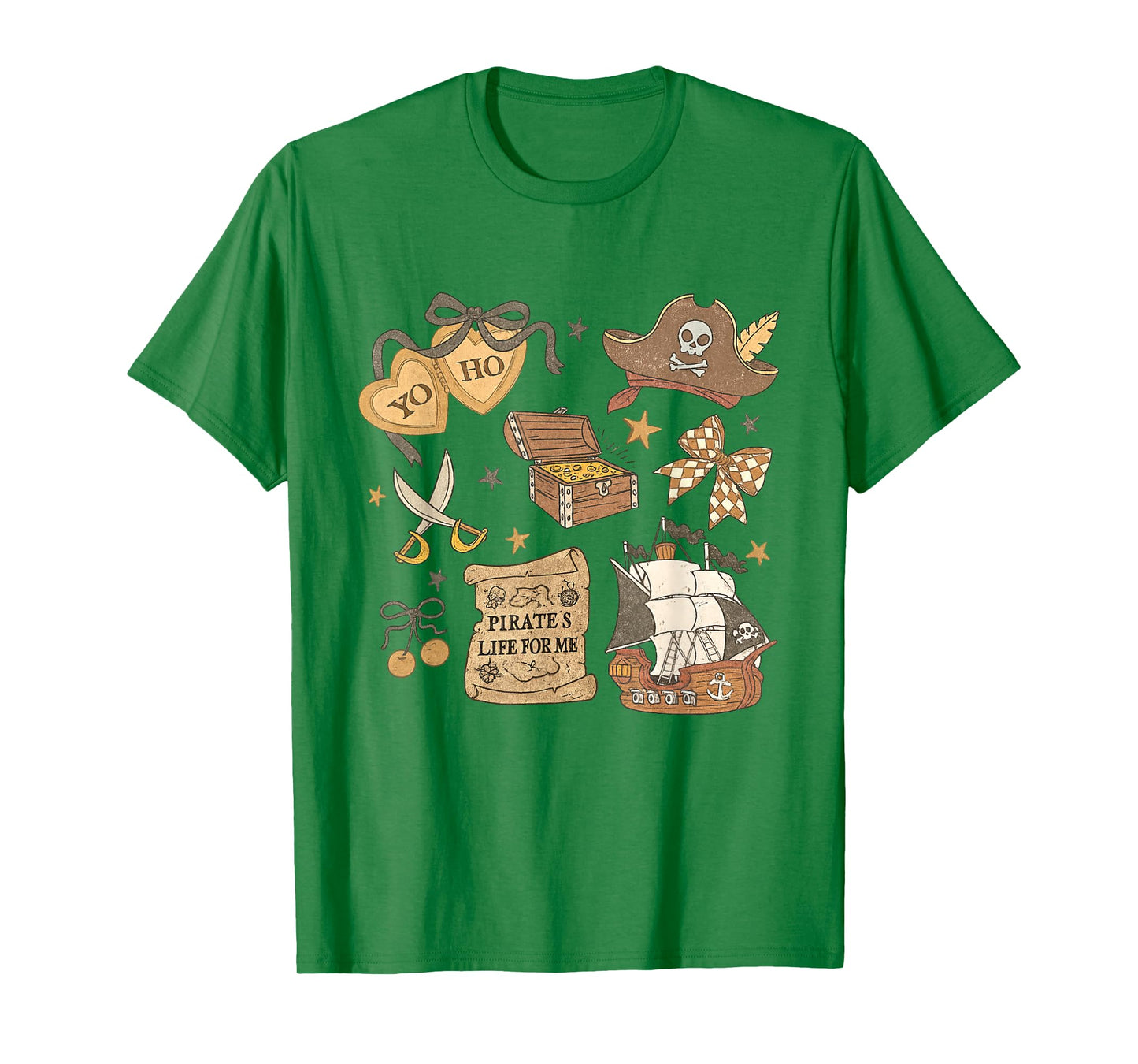 Yo Ho Yo Ho a Pirate's Life for Me Funny Pirate Saying T-Shirt