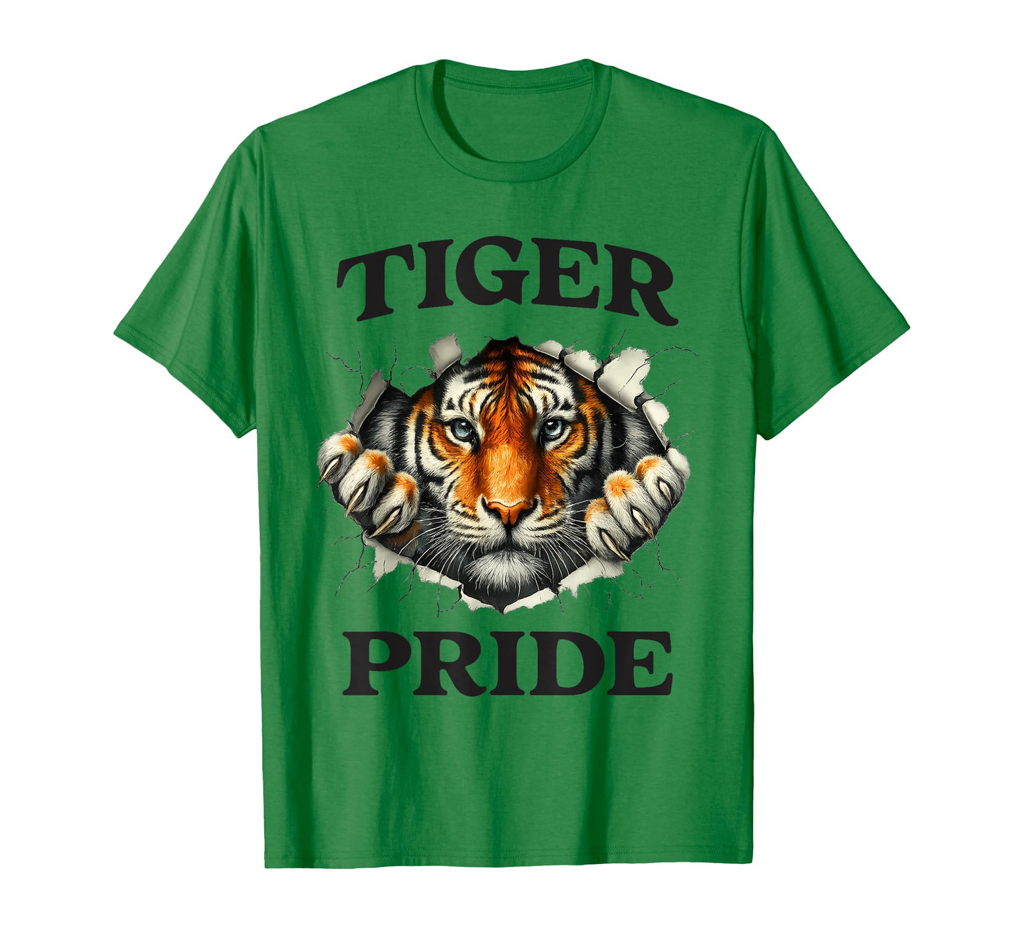 Retro Tiger Pride School Team Sports Vintage Design T-Shirt