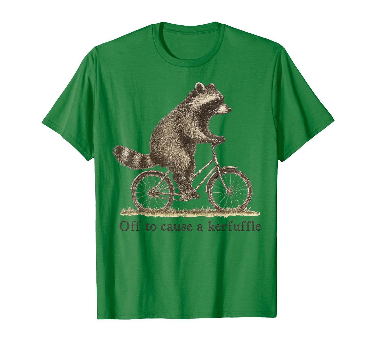 Off To Cause A Kerfuffle Raccoon T-Shirt
