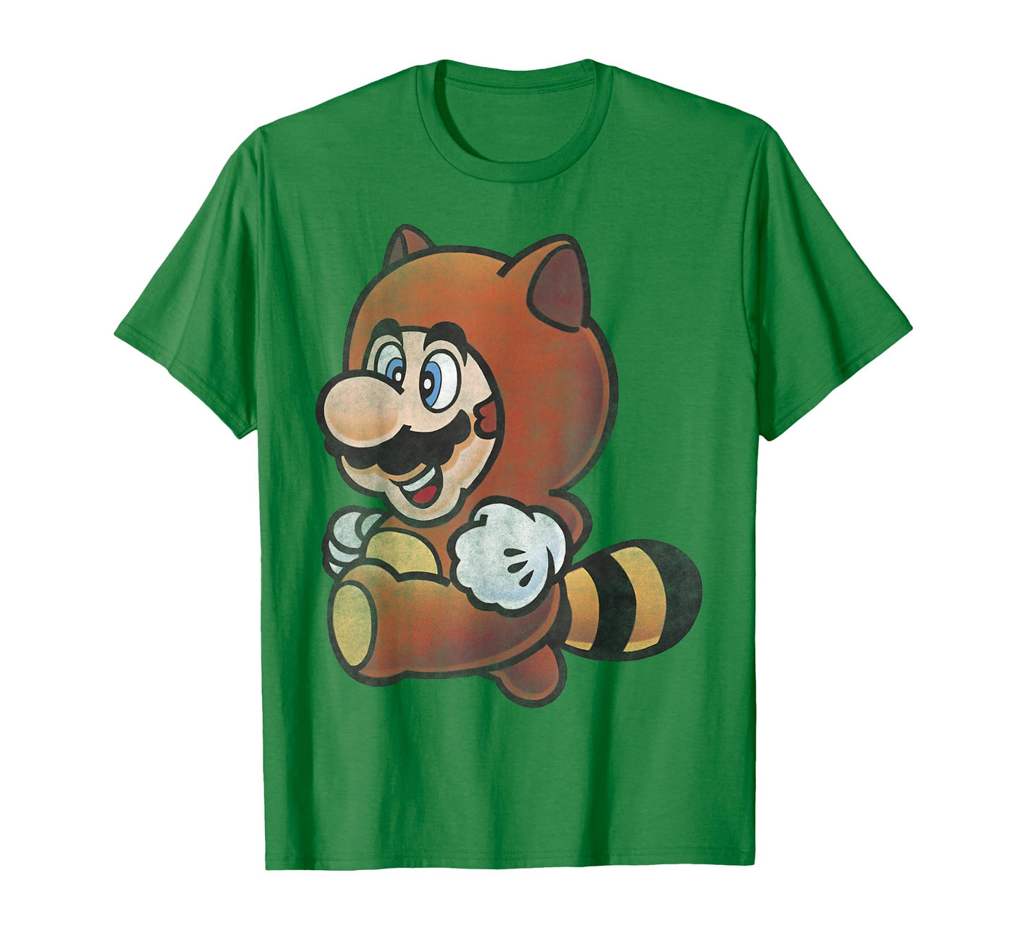 Nintendo Super Mario Tanooki Suit Vintage Graphic T-Shirt