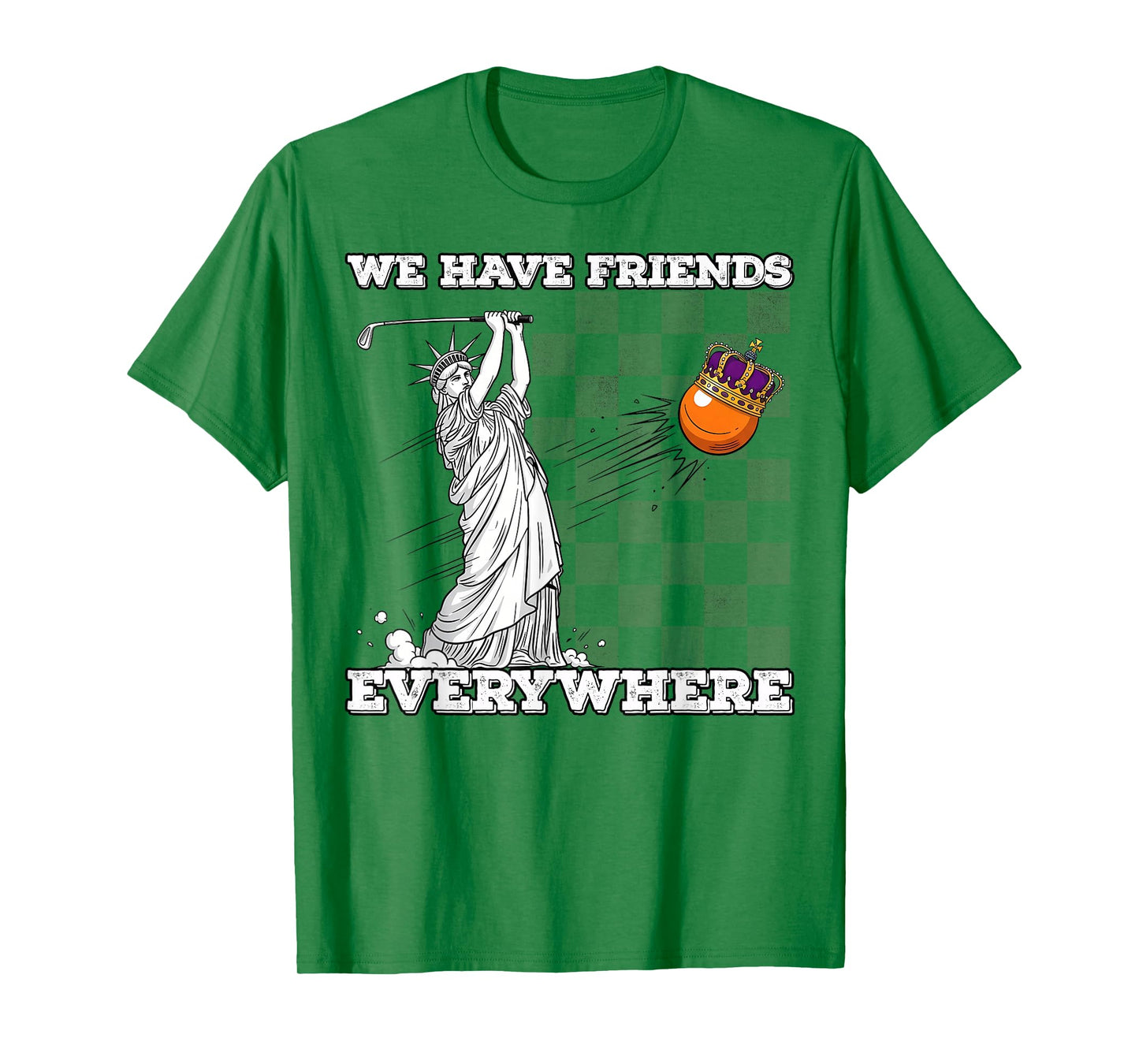 No Kings in America Friends Everywhere Lady Liberty Statue T-Shirt