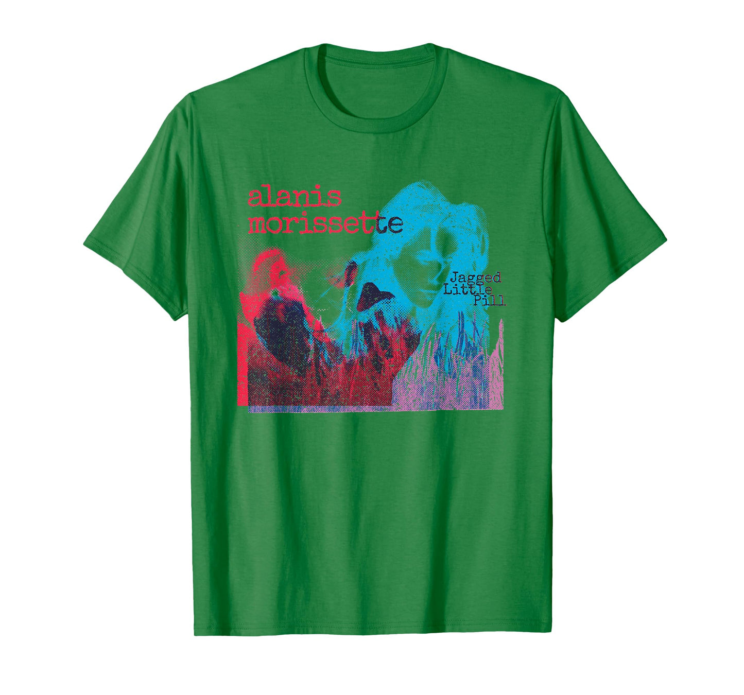 Alanis Morissette - Jagged Little Pill Halftone T-Shirt