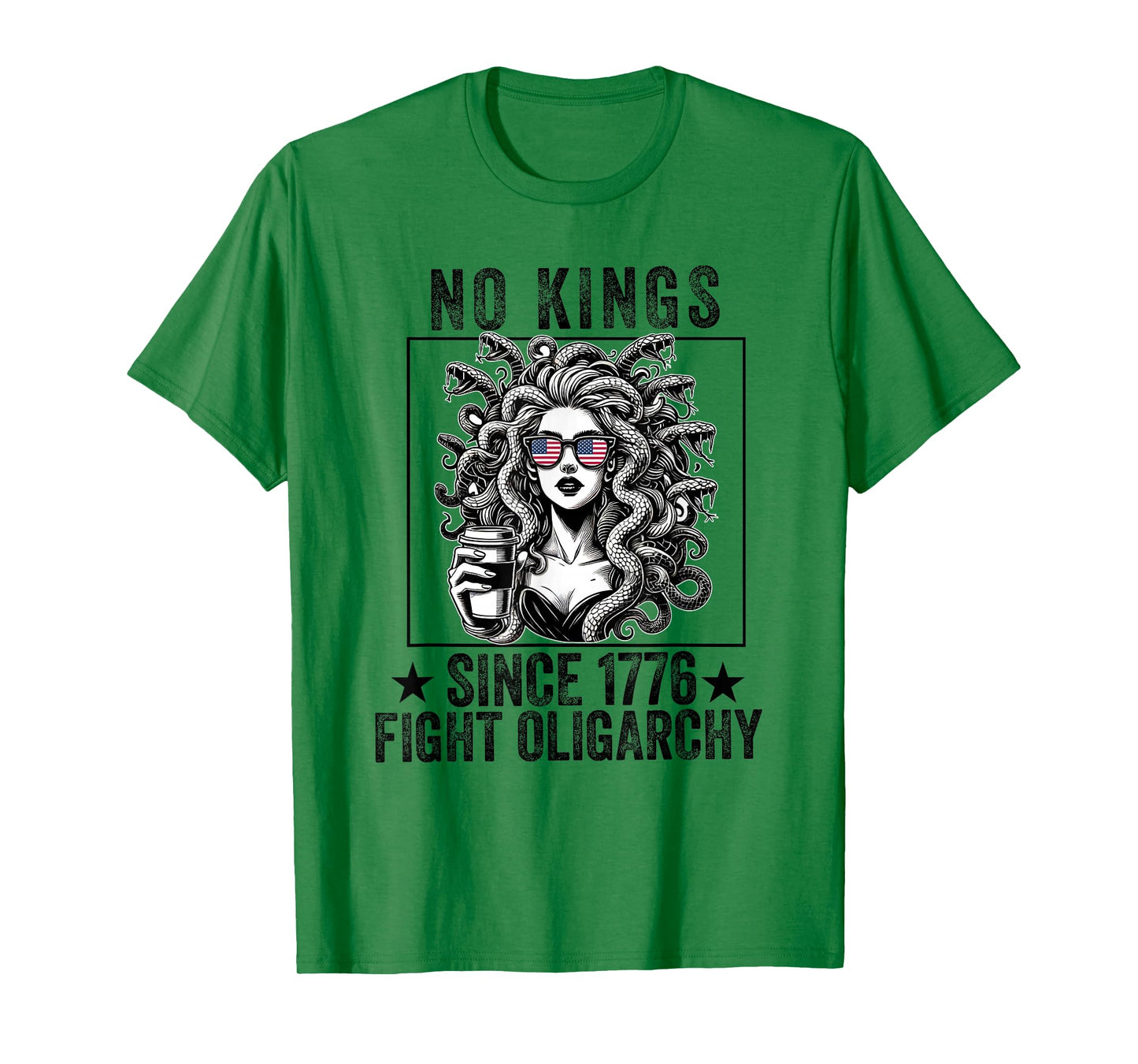 women kings fight oligarchy 4th of July feminist patriot T-Shirt