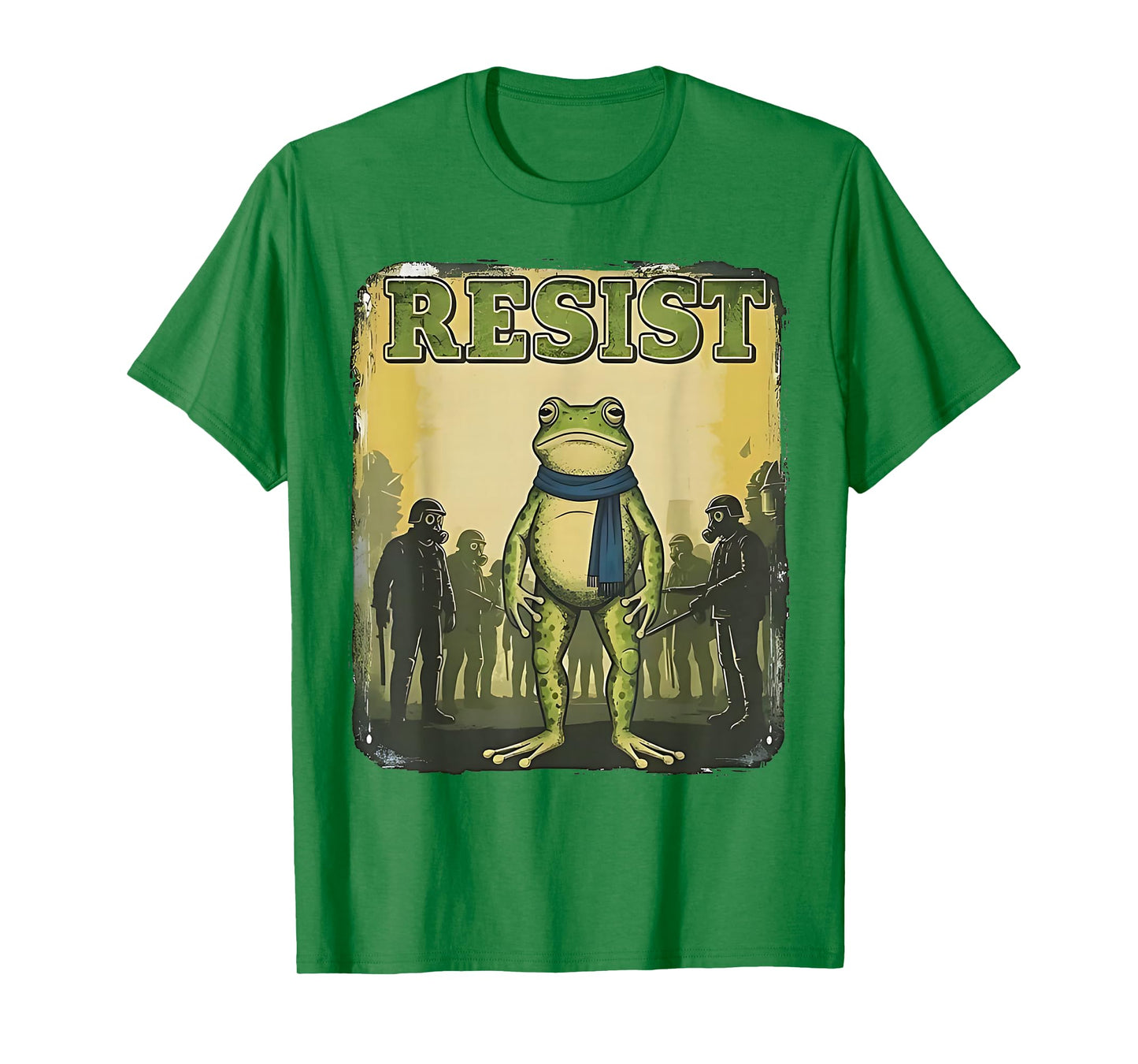 Portland Frog Resist Funny Protest No Kings Abolish Ice T-Shirt