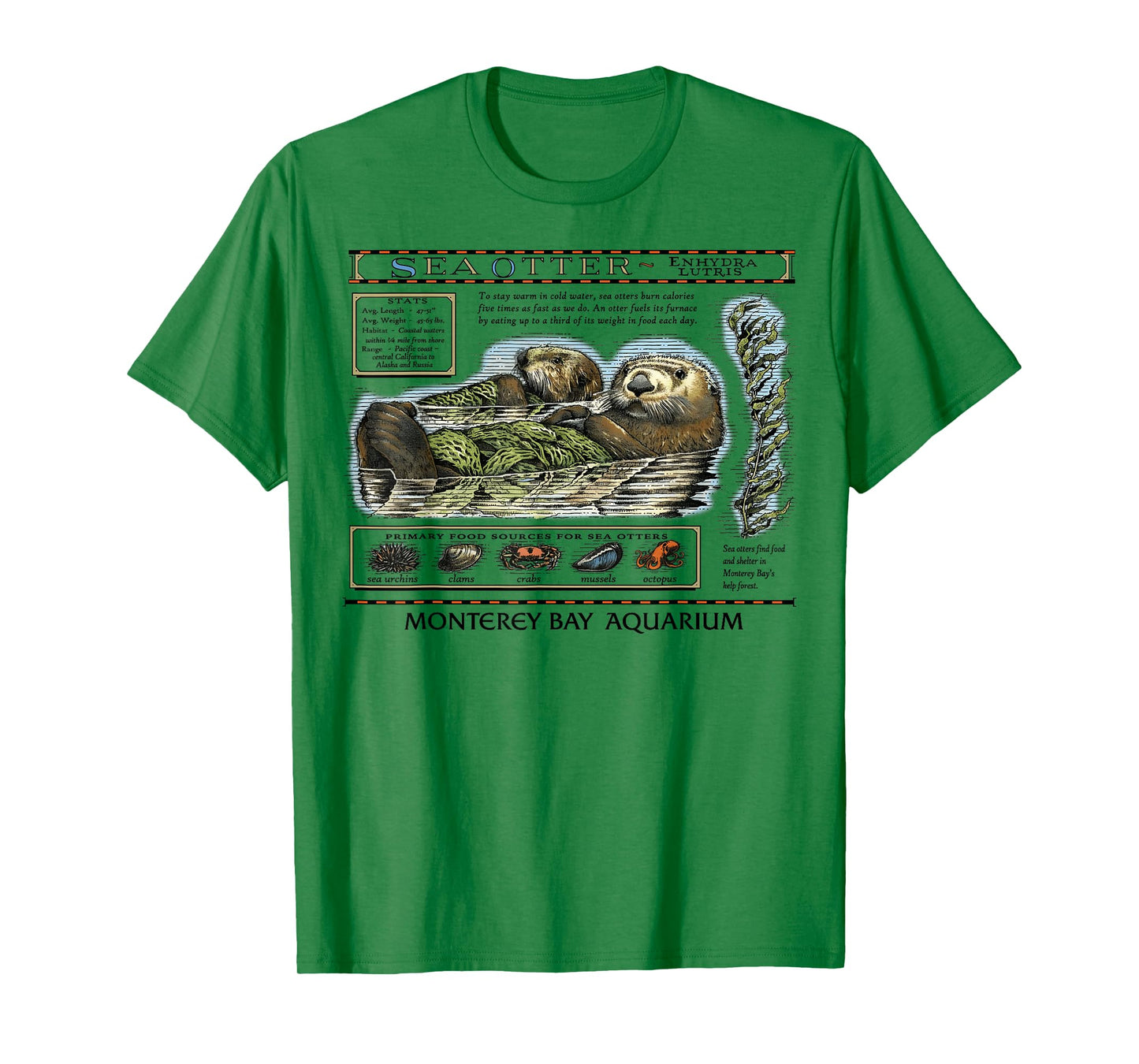 Vintage Sea Otters T-Shirt