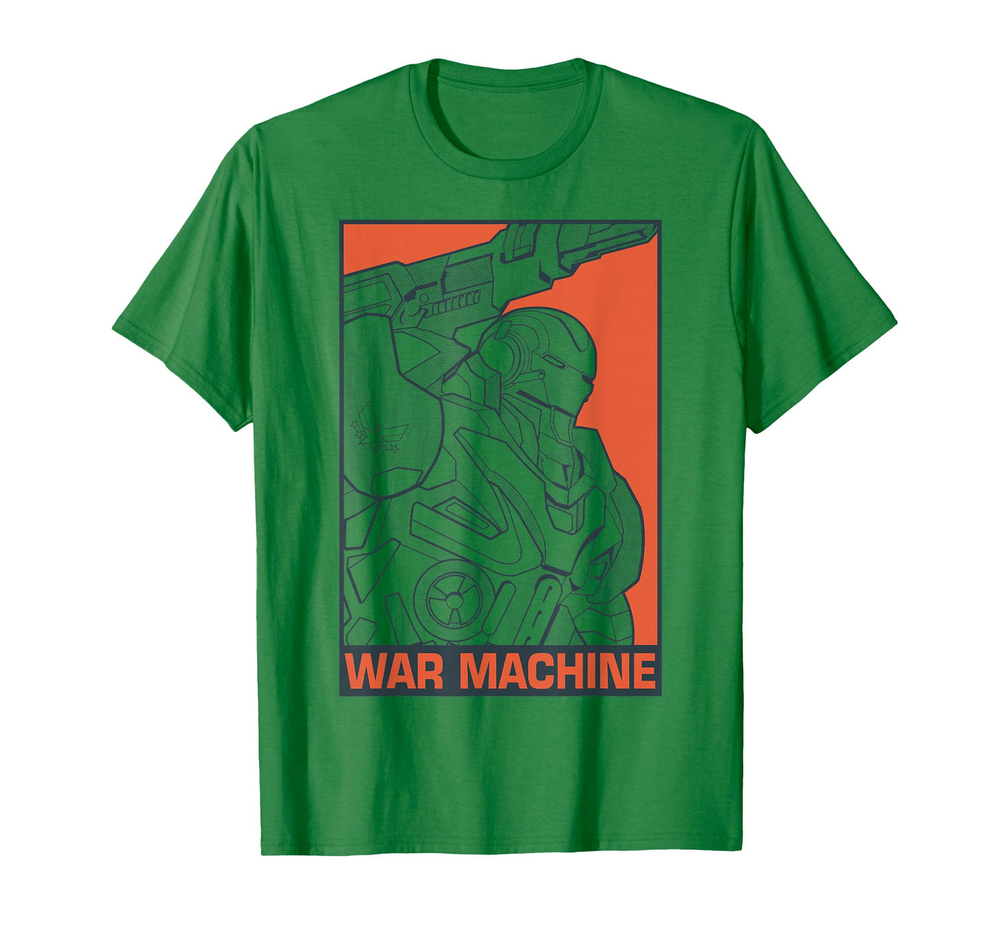 Marvel Avengers Endgame War Machine Pop Art Graphic T-Shirt T-Shirt