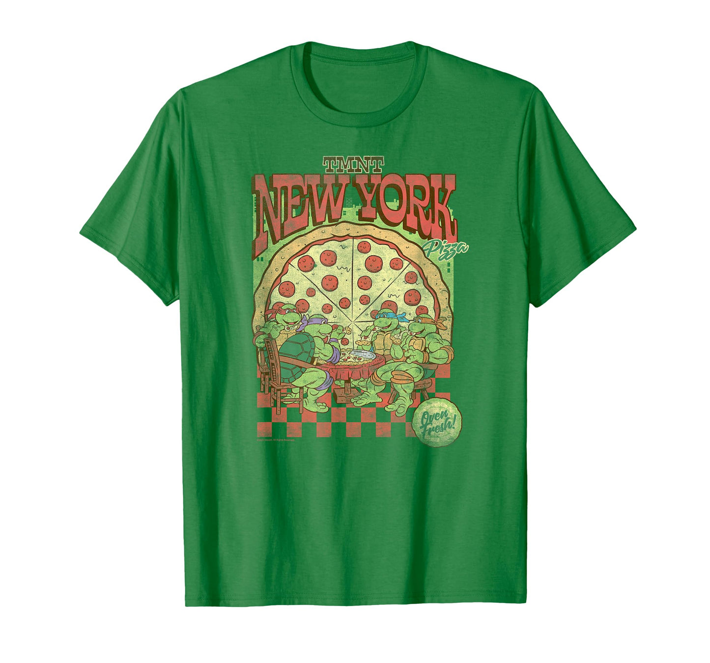 Teenage Mutant Ninja Turtles TMNT New York Pizza Retro T-Shirt