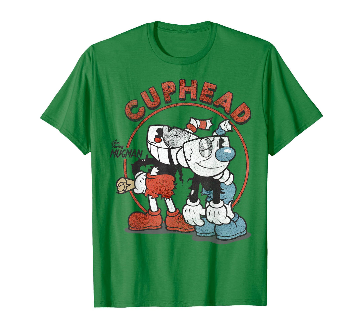 Cuphead And Mugman Beat Up Bros Graphic T-Shirt T-Shirt