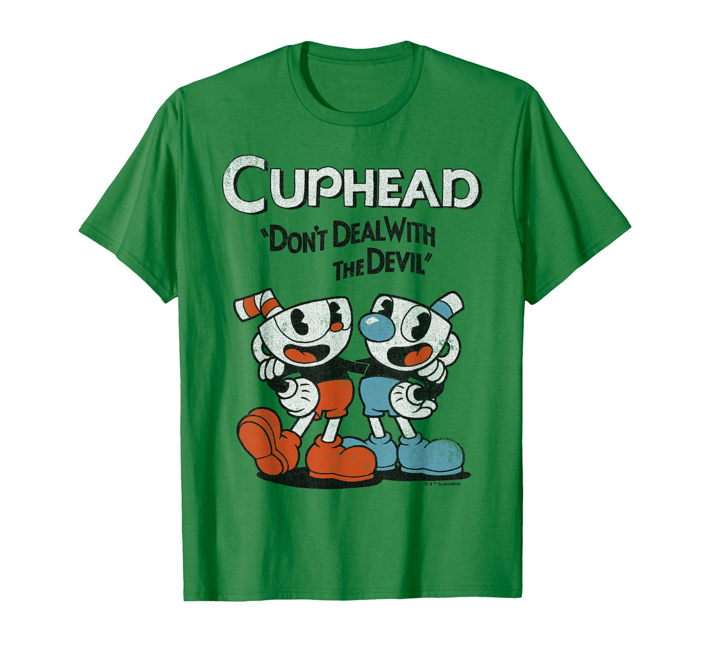 Cuphead & Mugman Don't Deal With The Devil T-Shirt