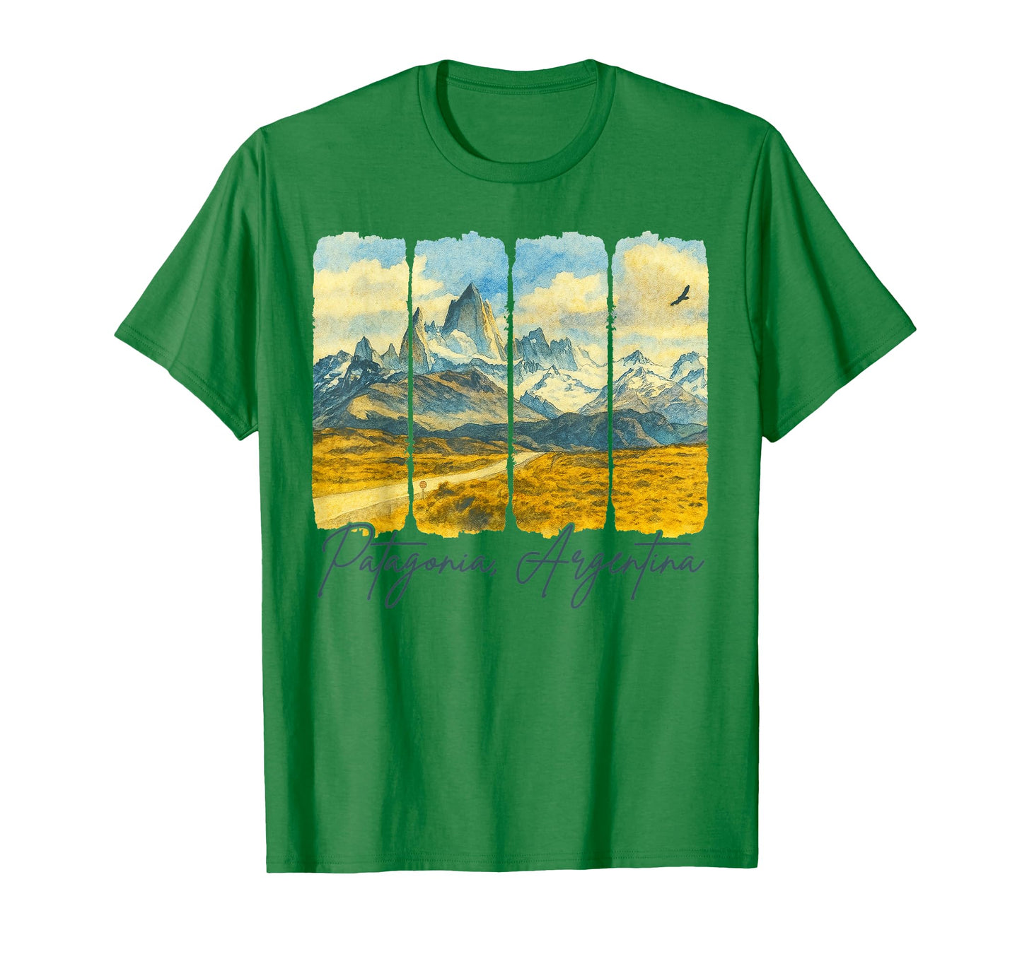Patagonia Argentina Traveling Brushstroke Patagonia Trip T-Shirt