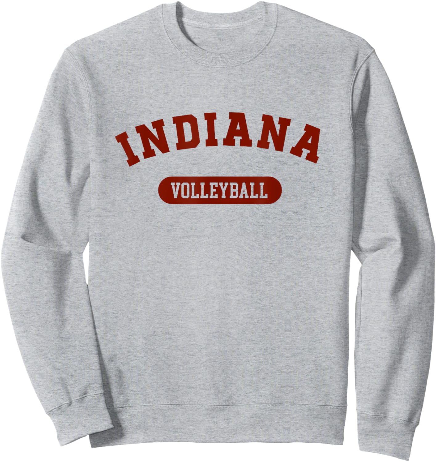 Indiana Volleyball Varsity Style Vintage Sweatshirt - Sweatshirt | Ash