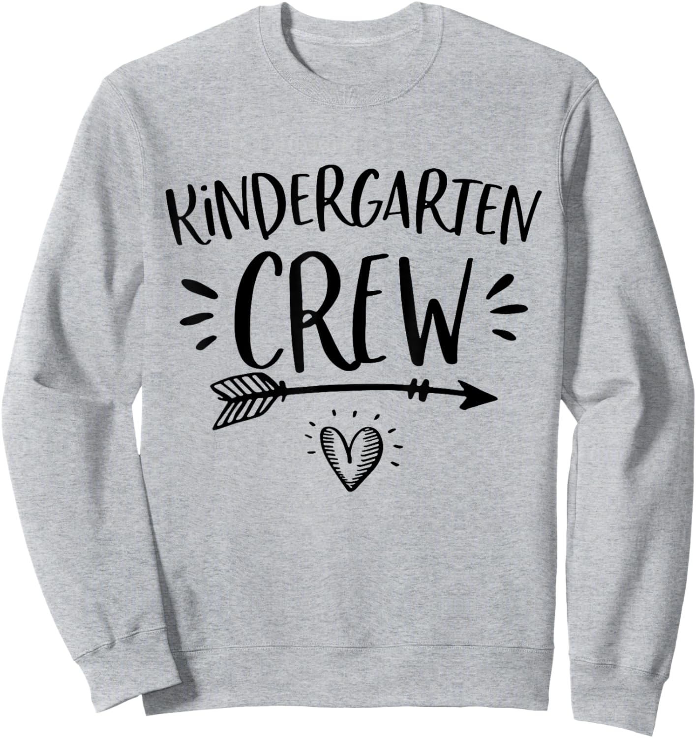 Back To School Kindergarten Crew Teachers Student Women Sweatshirt - Sweatshirt | Ash