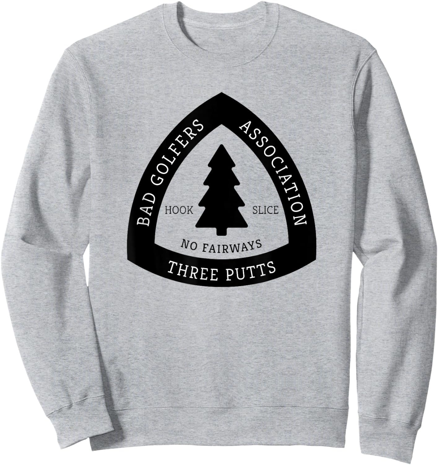 Bad Golfers Association - logo Sweatshirt - Sweatshirt | Ash