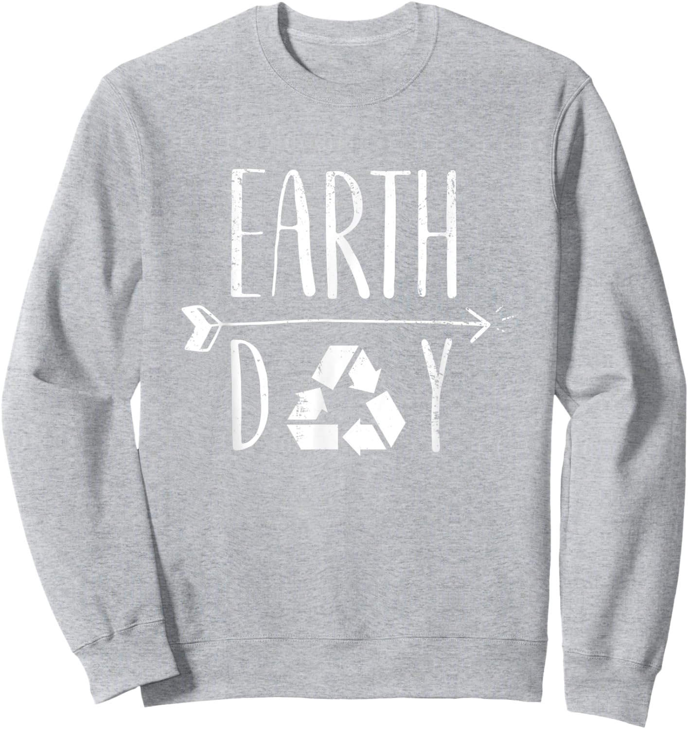 Earth Day 51th Anniversary Cute Vintage Recycling Sweatshirt - Sweatshirt | Ash