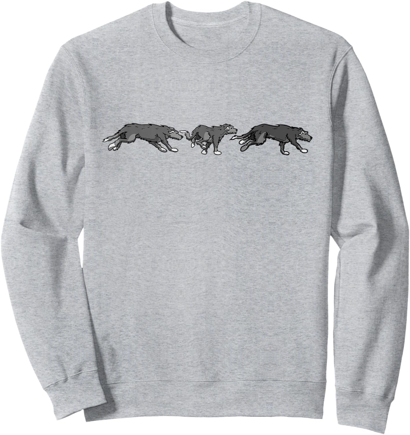 Wolfhounds Running Sweatshirt - Sweatshirt | Ash