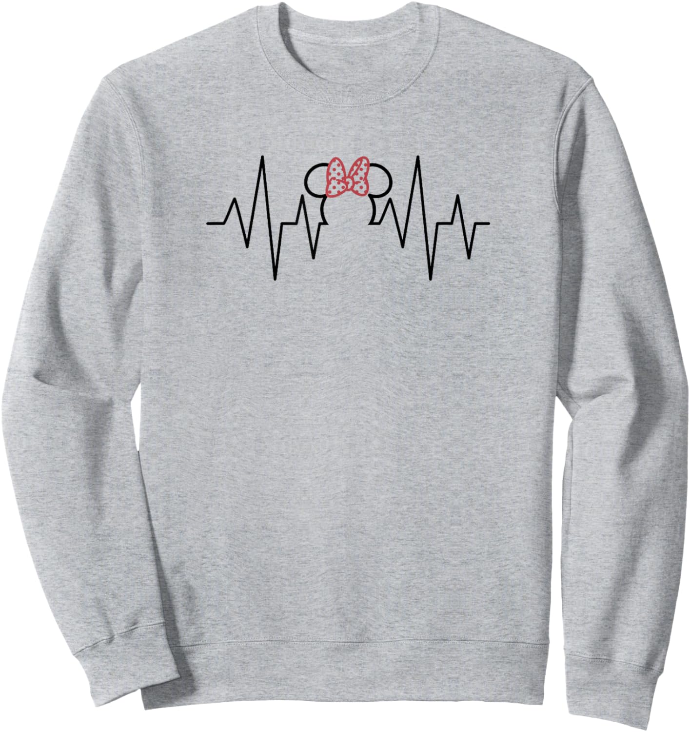 Disney Nurse's Day Minnie Mouse Heartline Sweatshirt - Sweatshirt | Ash