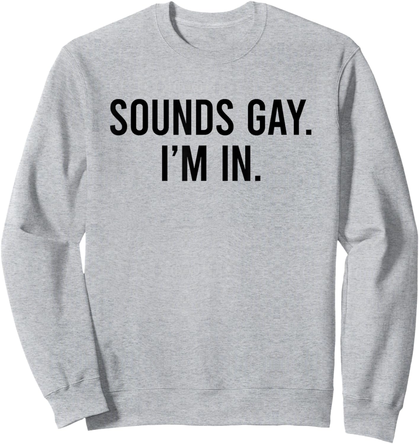 Sounds Gay I'm In Sweatshirt - Sweatshirt | Ash
