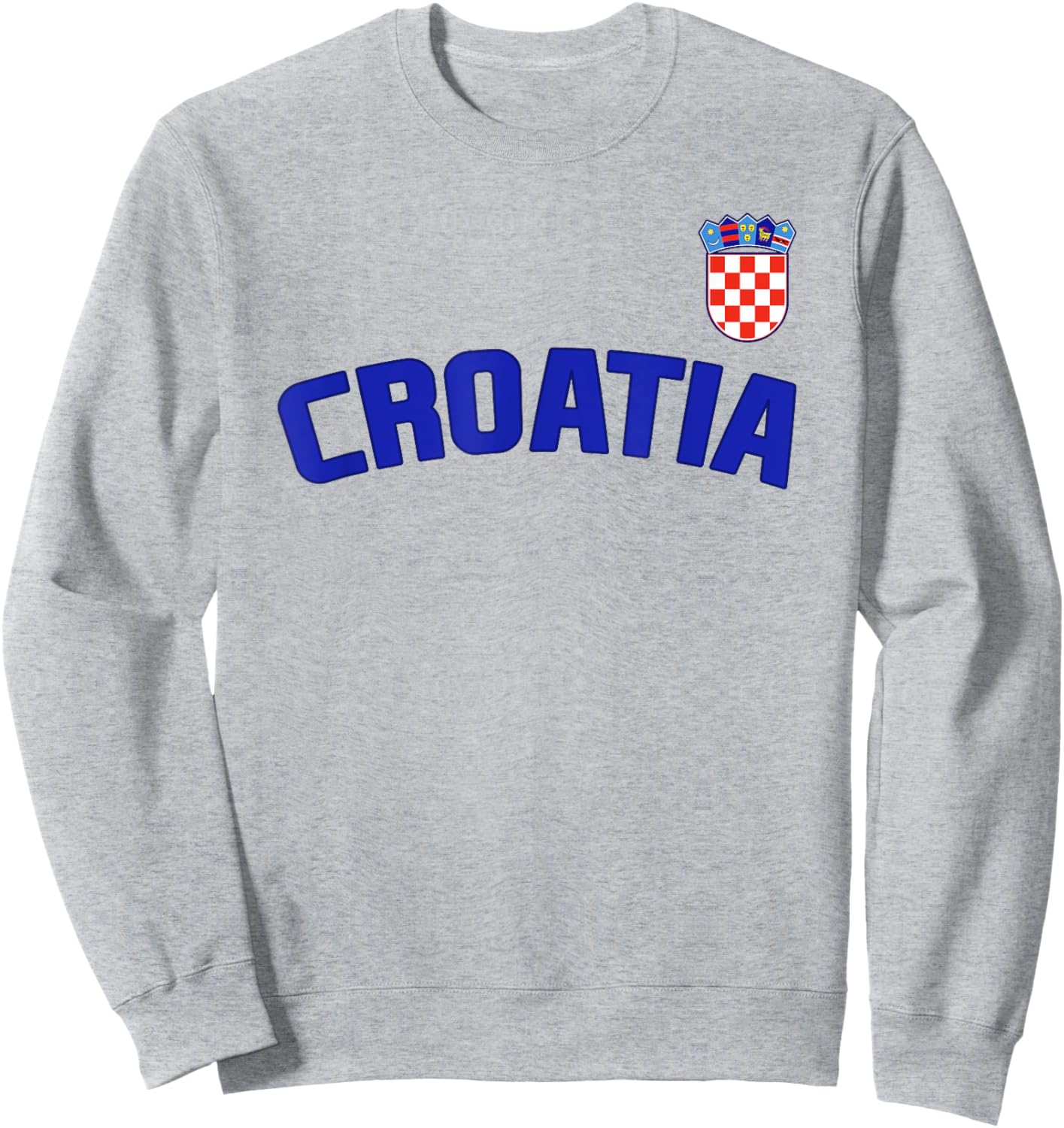 Croatia Flag Croatian Pride International Country Sweatshirt - Sweatshirt | Ash