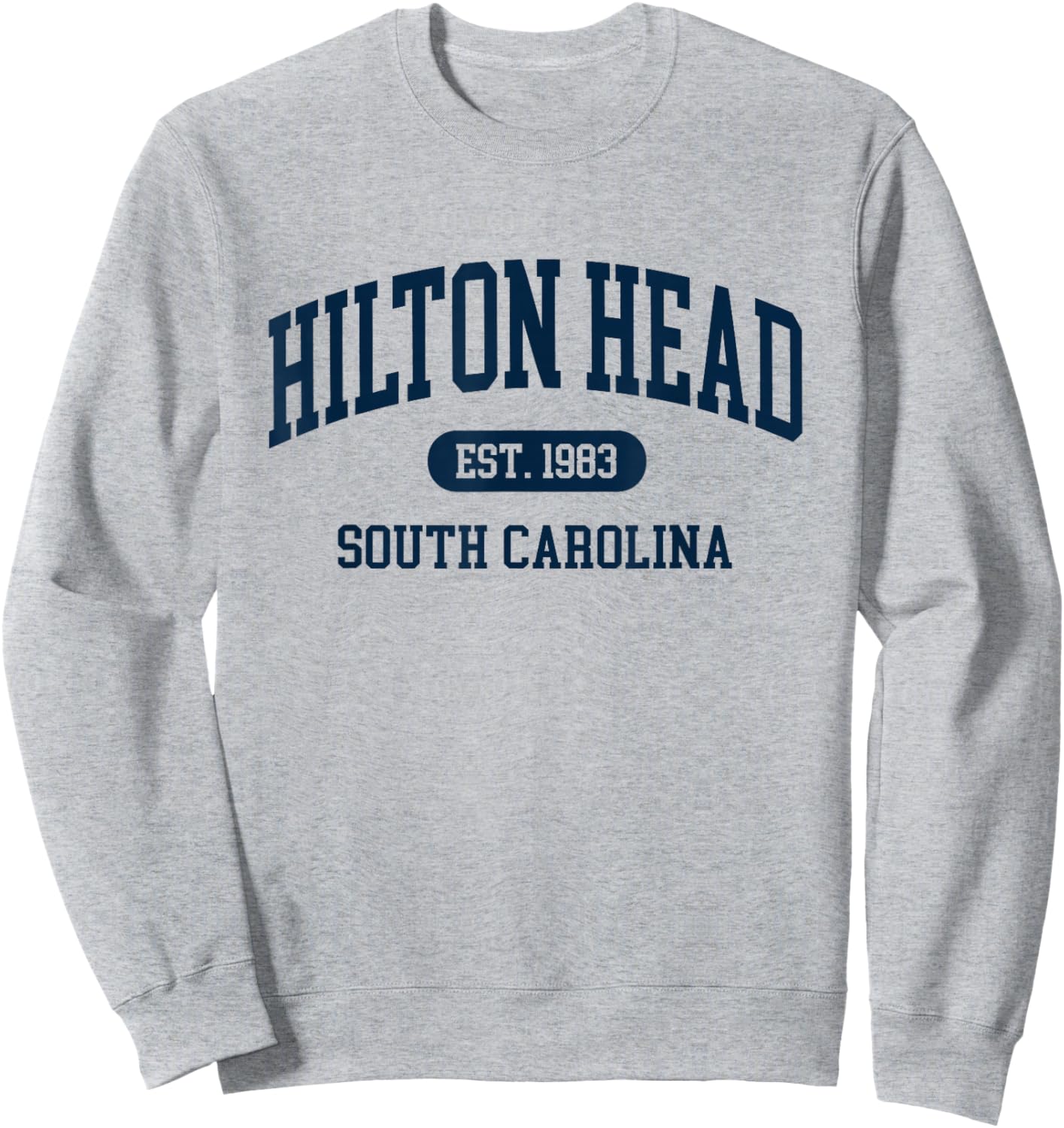 Hilton Head Est 1983 South Carolina Retro Throwback Sweatshirt - Sweatshirt | Ash