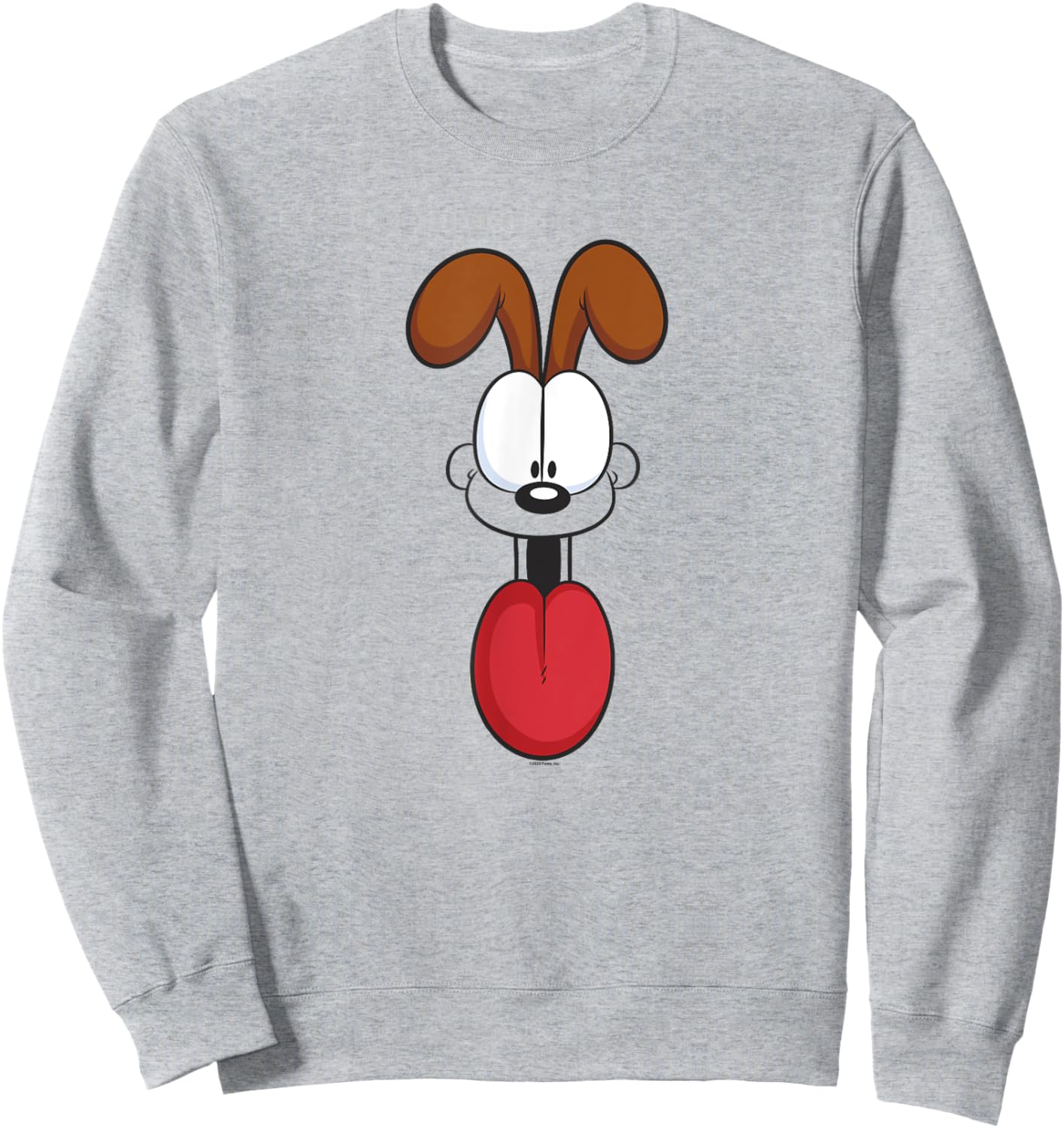 Garfield Odie Big Face Sweatshirt - Sweatshirt | Ash