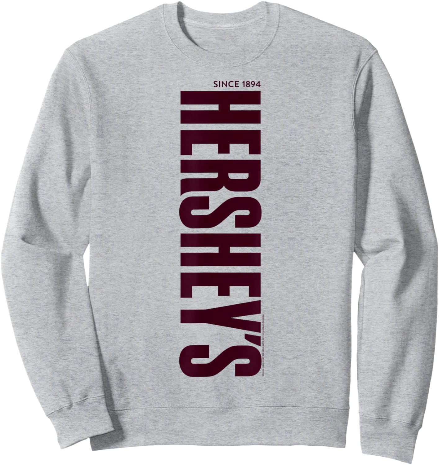 Hershey's Vintage Vertical Text Logo Sweatshirt - Sweatshirt | Ash