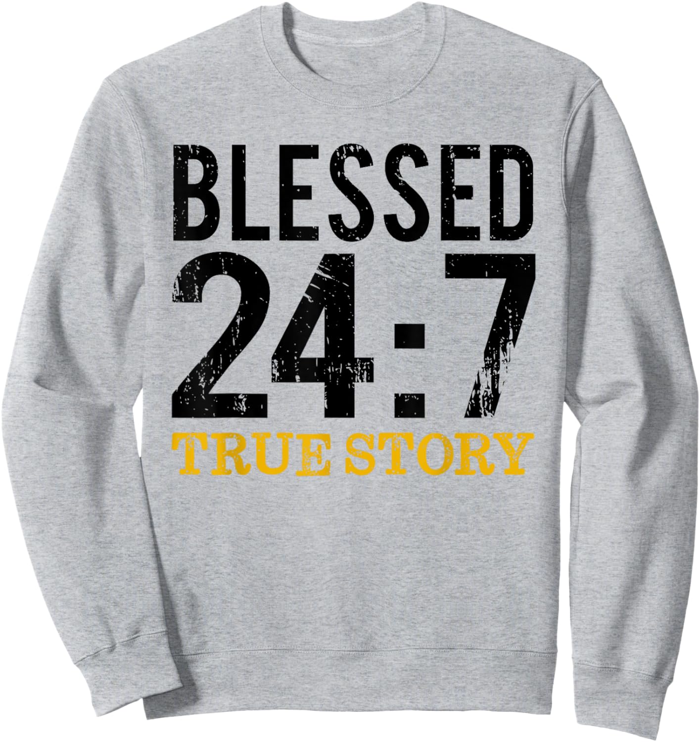 Faith Based Shirt Inspirational tops with saying Plus 2x 3x Sweatshirt - Sweatshirt | Ash