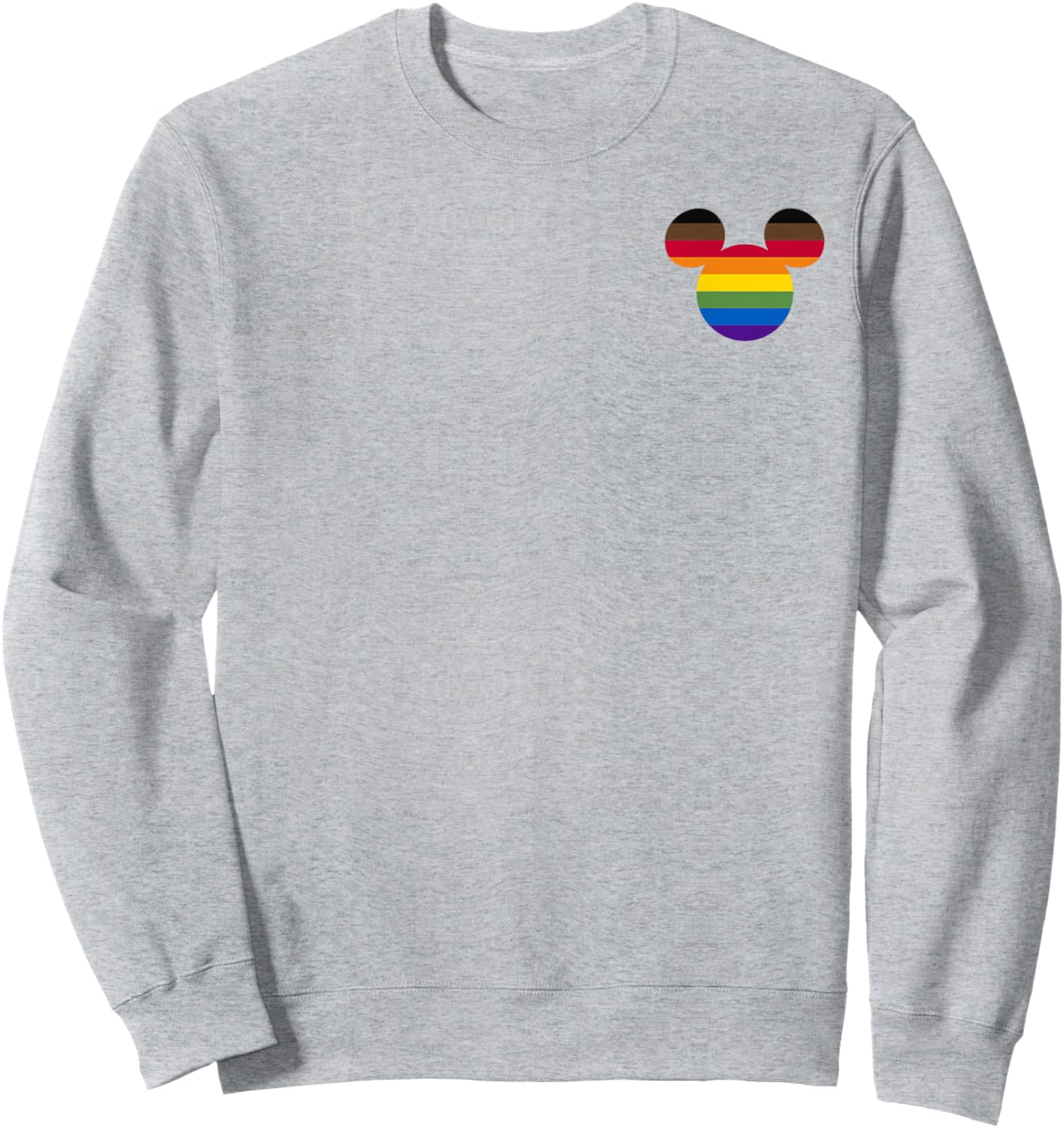 Disney Mickey And Friends Mickey Rainbow Pocket Sweatshirt - Sweatshirt | Ash