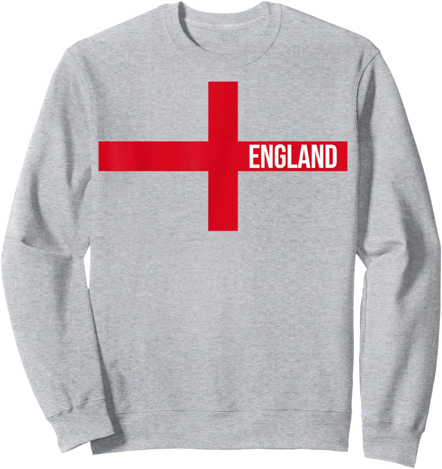 England Flag Saint George's Cross English Sweatshirt - Sweatshirt | Ash