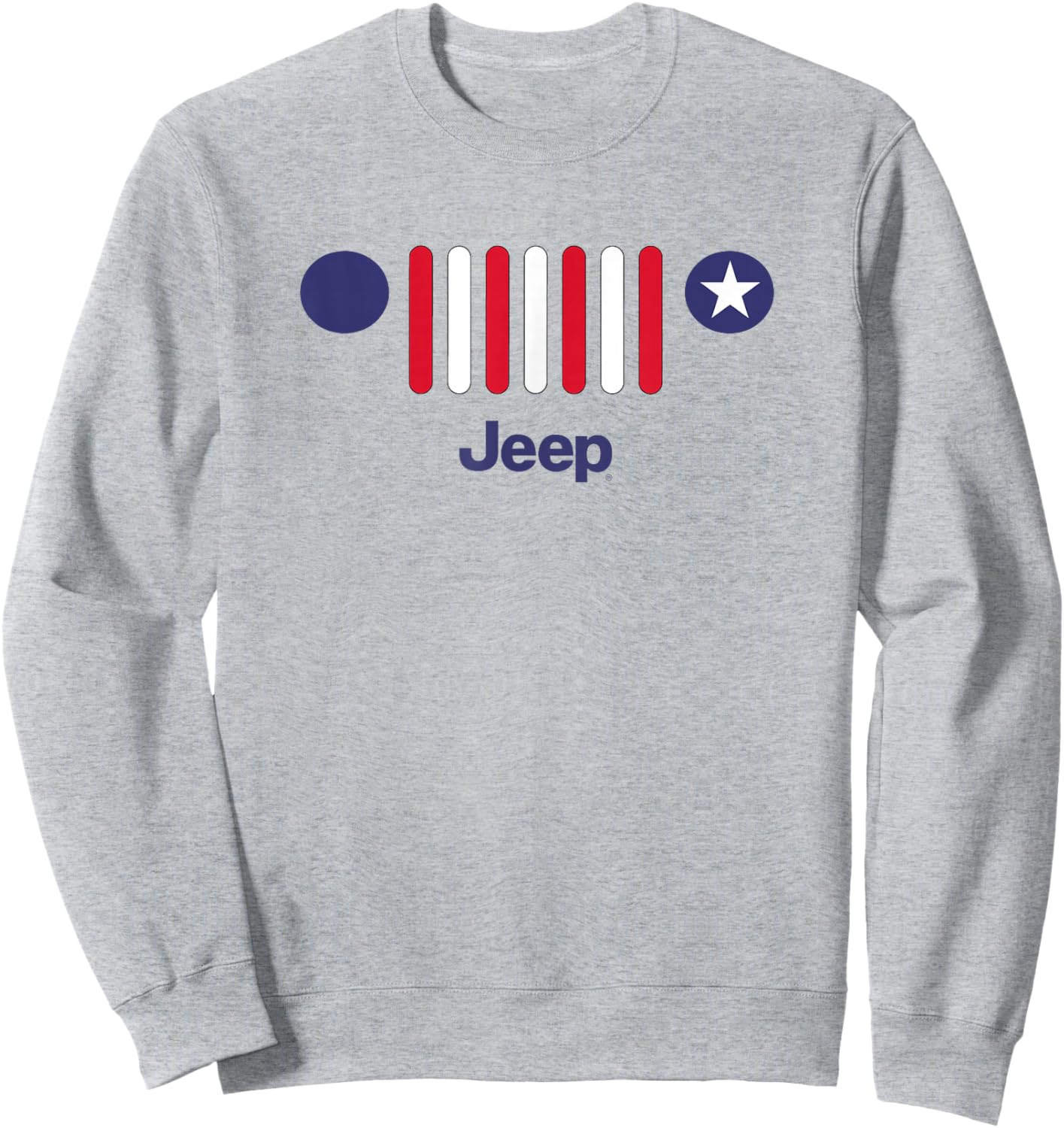 Jeep America 7-Slot Grille Sweatshirt - Sweatshirt | Ash