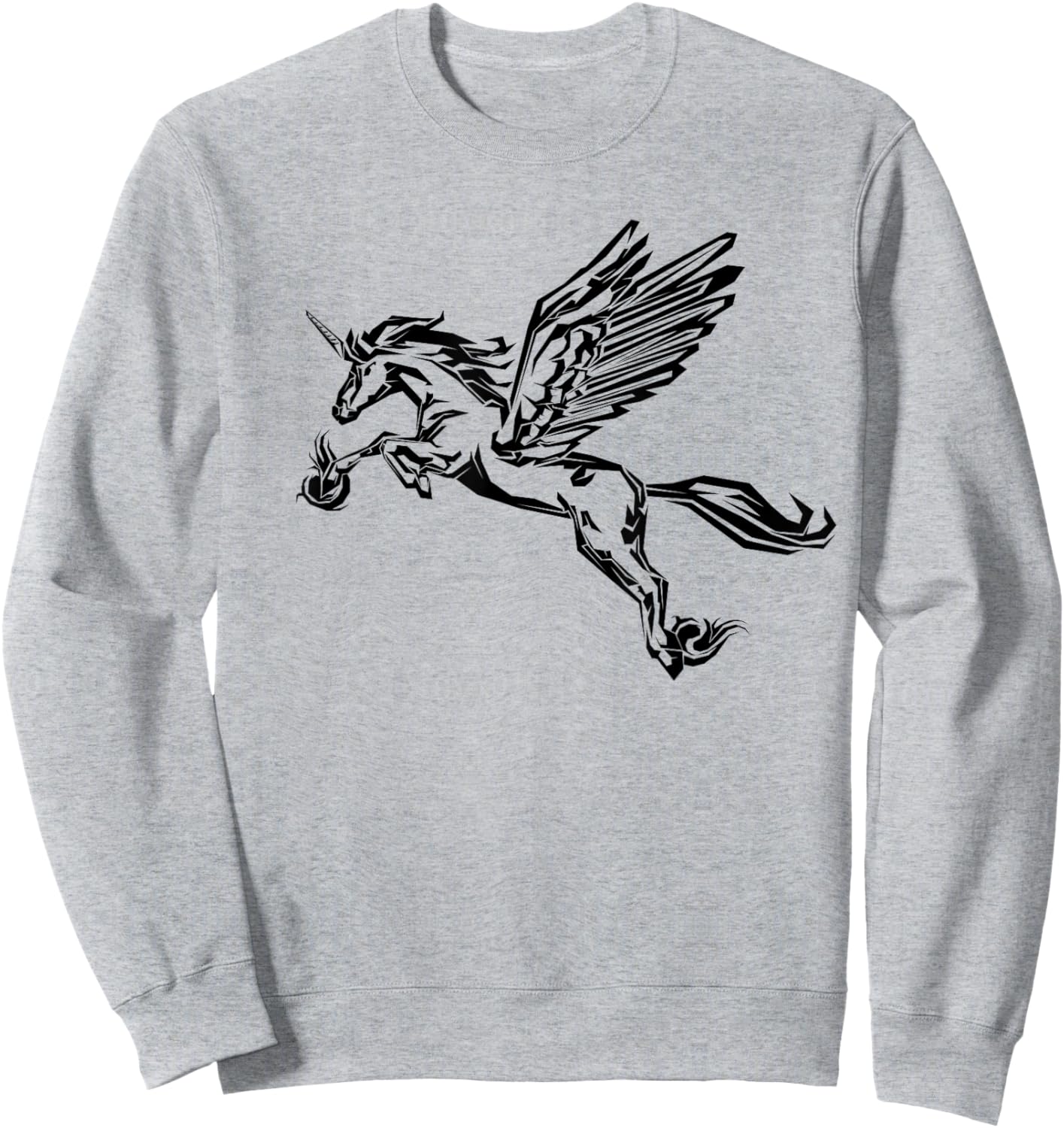 Alicorn winged unicorn pegasus horse wings mythical animal Sweatshirt - Sweatshirt | Ash