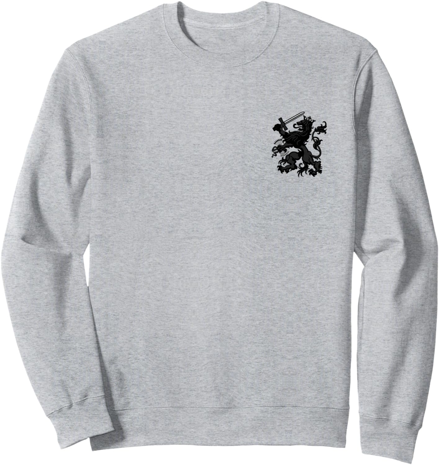 Netherlands Flag Dutch Pride Holland Roots Lion Coat of Arms Sweatshirt - Sweatshirt | Ash