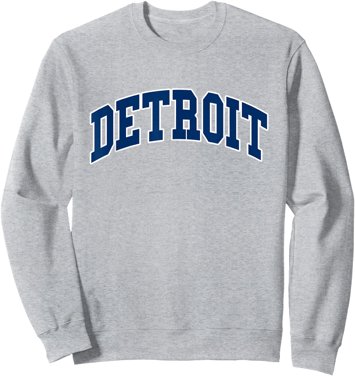 Detroit - Throwback Design - Classic Sweatshirt - Sweatshirt | Ash